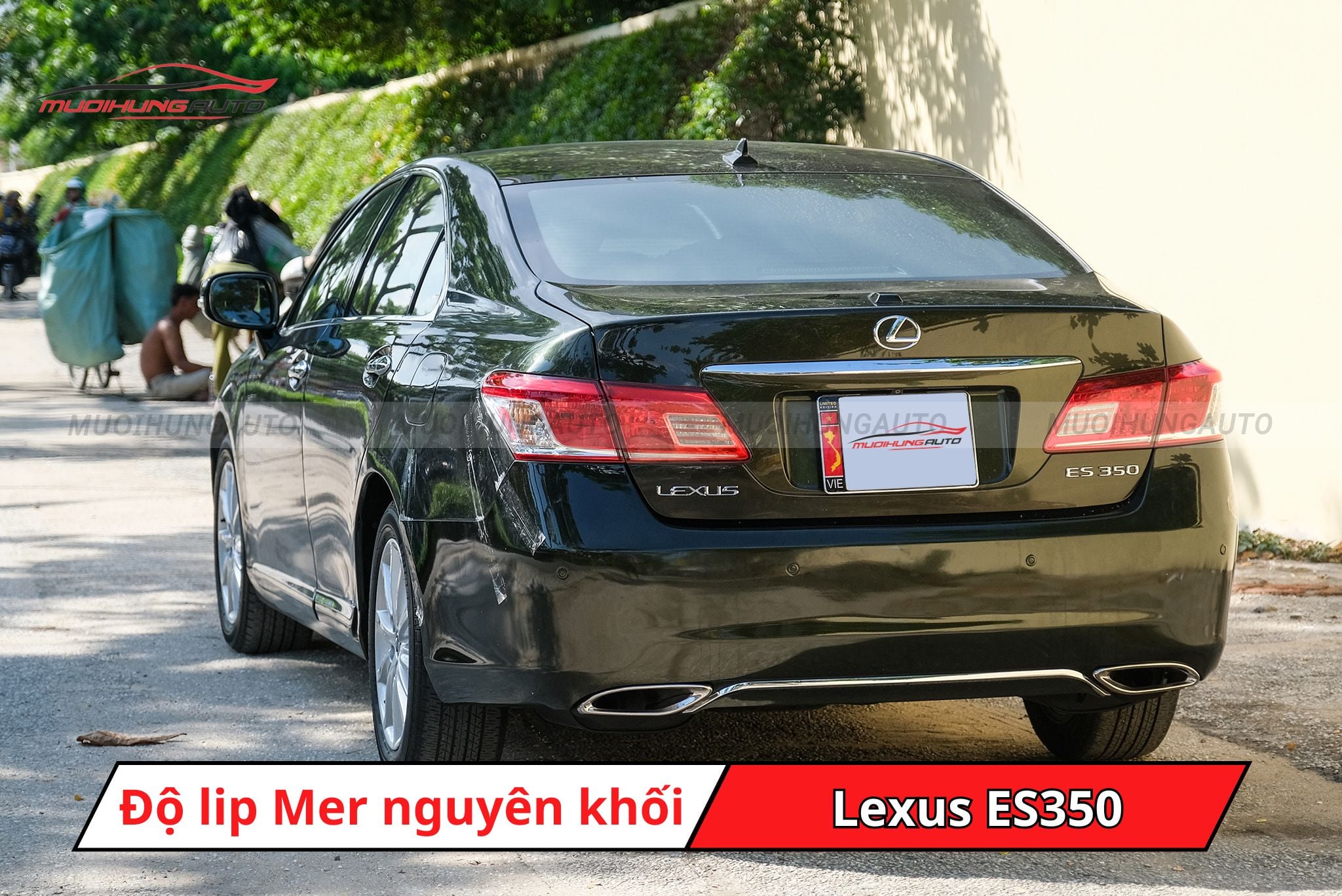 Độ lip pô kiểu Mercedes cho Lexus ES350