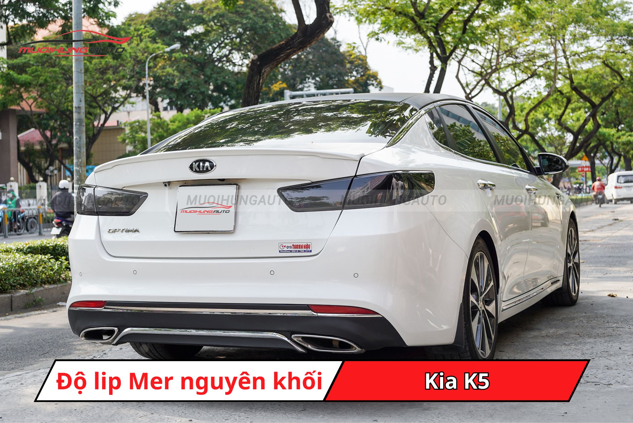 Độ lip pô kiểu Mercedes cho xe Kia K5
