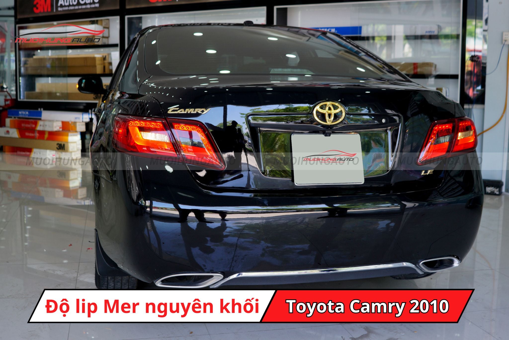 Độ lip pô kiểu Mercedes cho xe Toyota Camry 2010