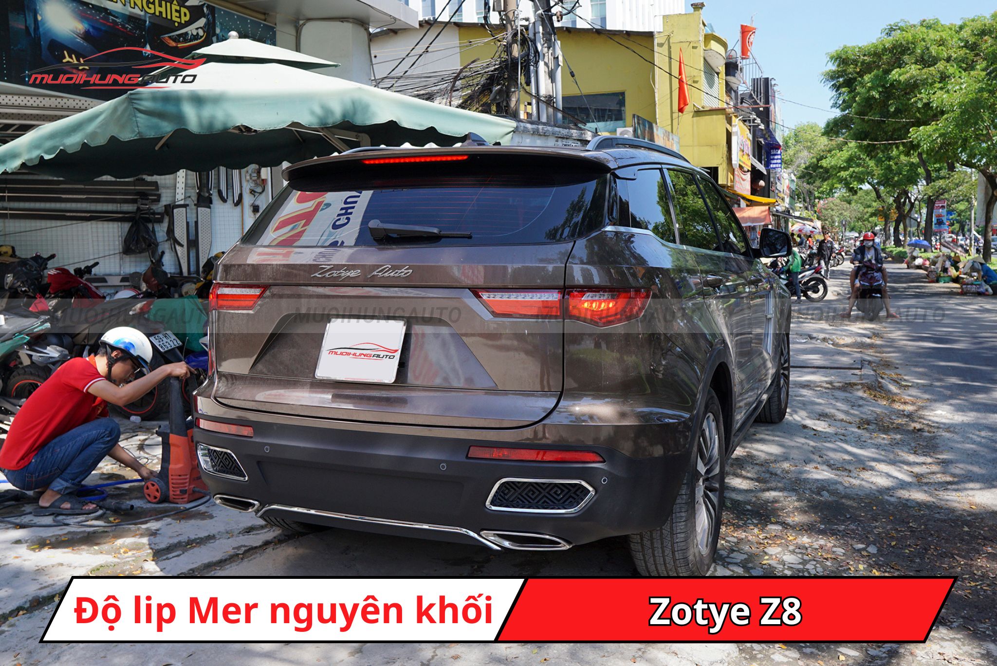 Độ lip pô kiểu Mercedes cho Zotye Z8