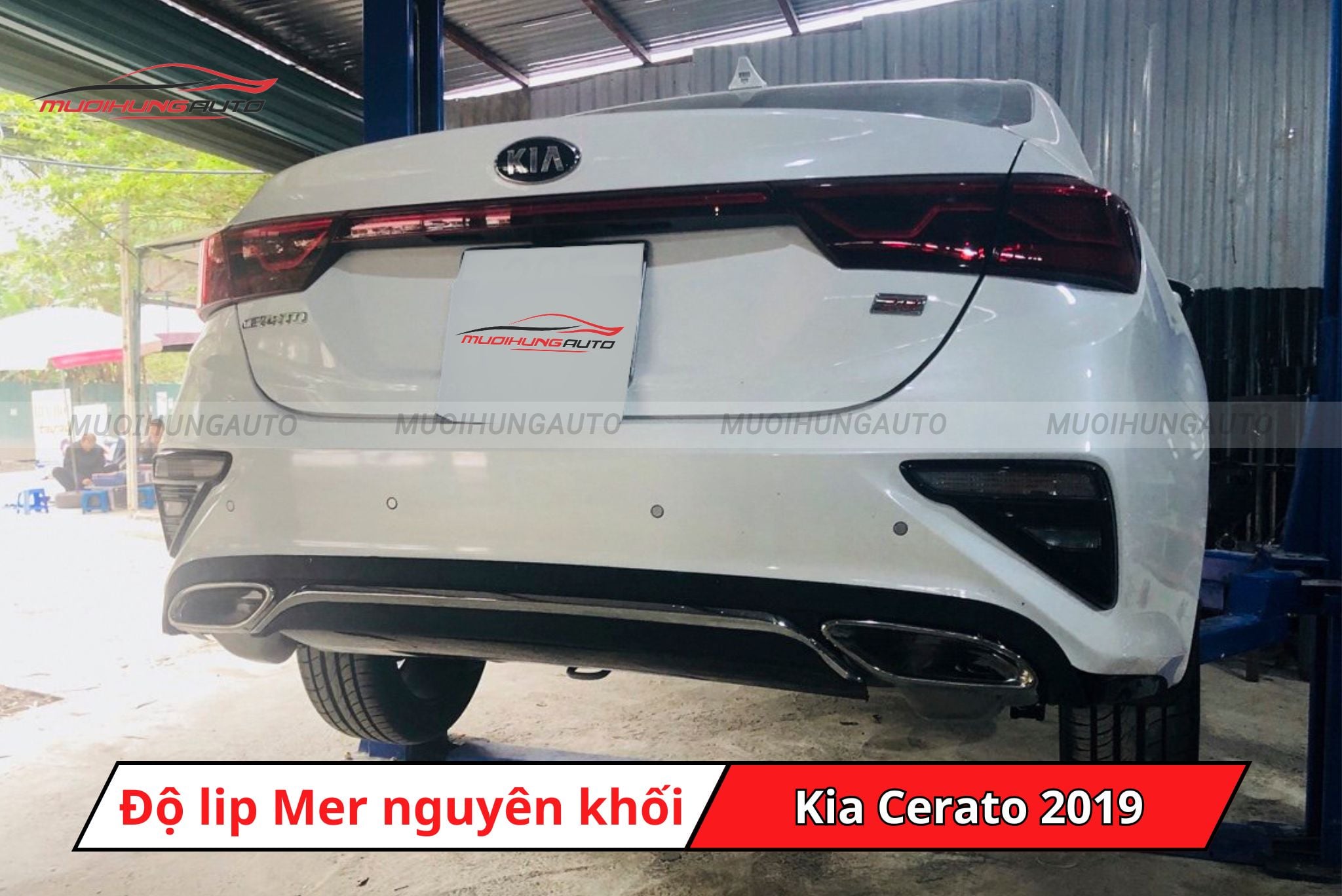 Độ lip pô kiểu Mercedes cho xe Kia Cerato 2019