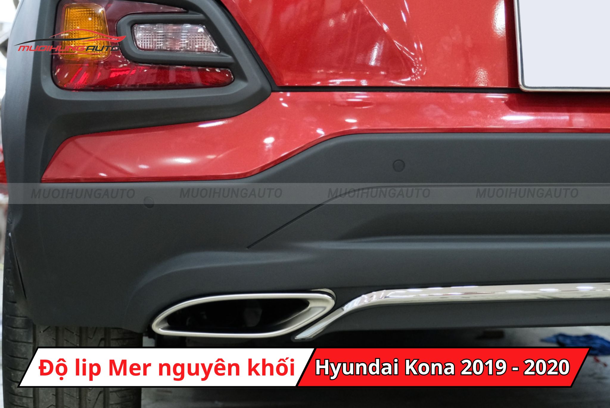 Độ lip pô Mercedes cho Hyundai Kona 2019 - 2020