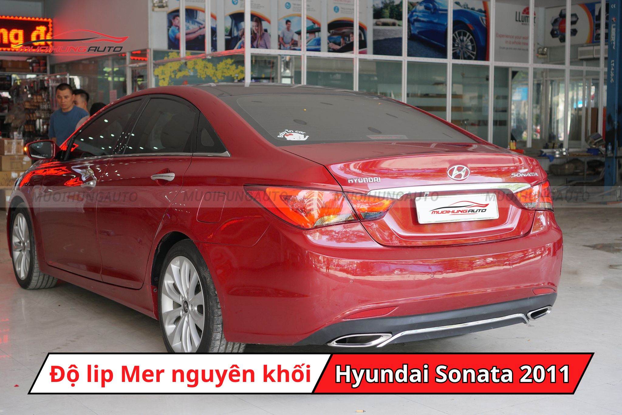 Độ lip pô Mercedes cho Hyundai Sonata 2011