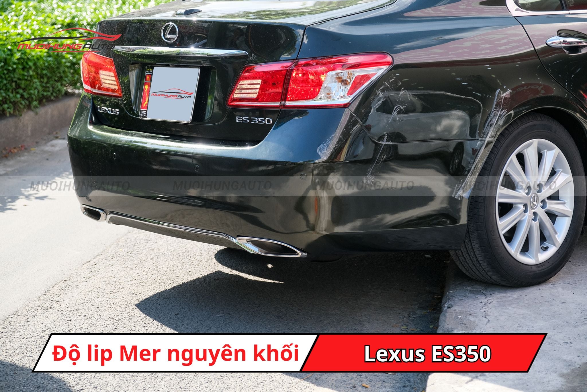 Độ lip pô Mercedes cho Lexus ES350