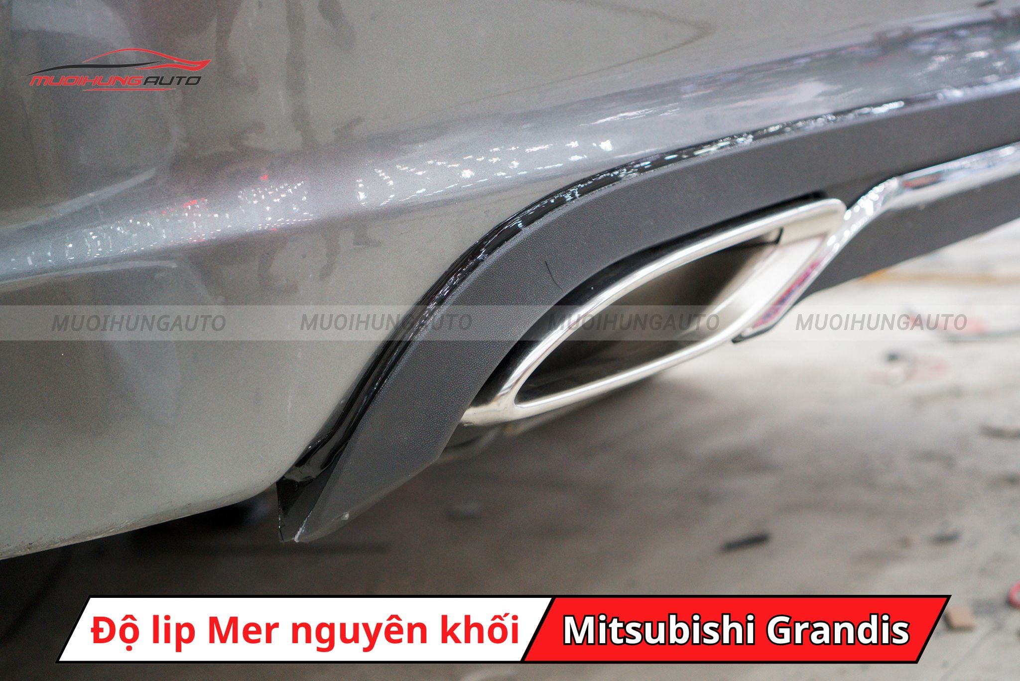 Độ lip pô Mercedes cho Mitsubishi Grandis