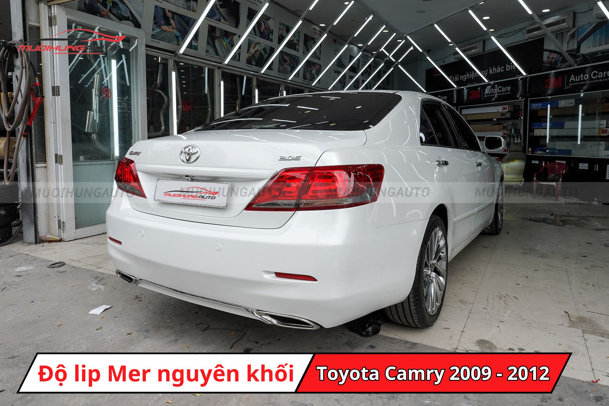 Độ lip pô Mercedes cho Toyota Camry 2009 - 2012
