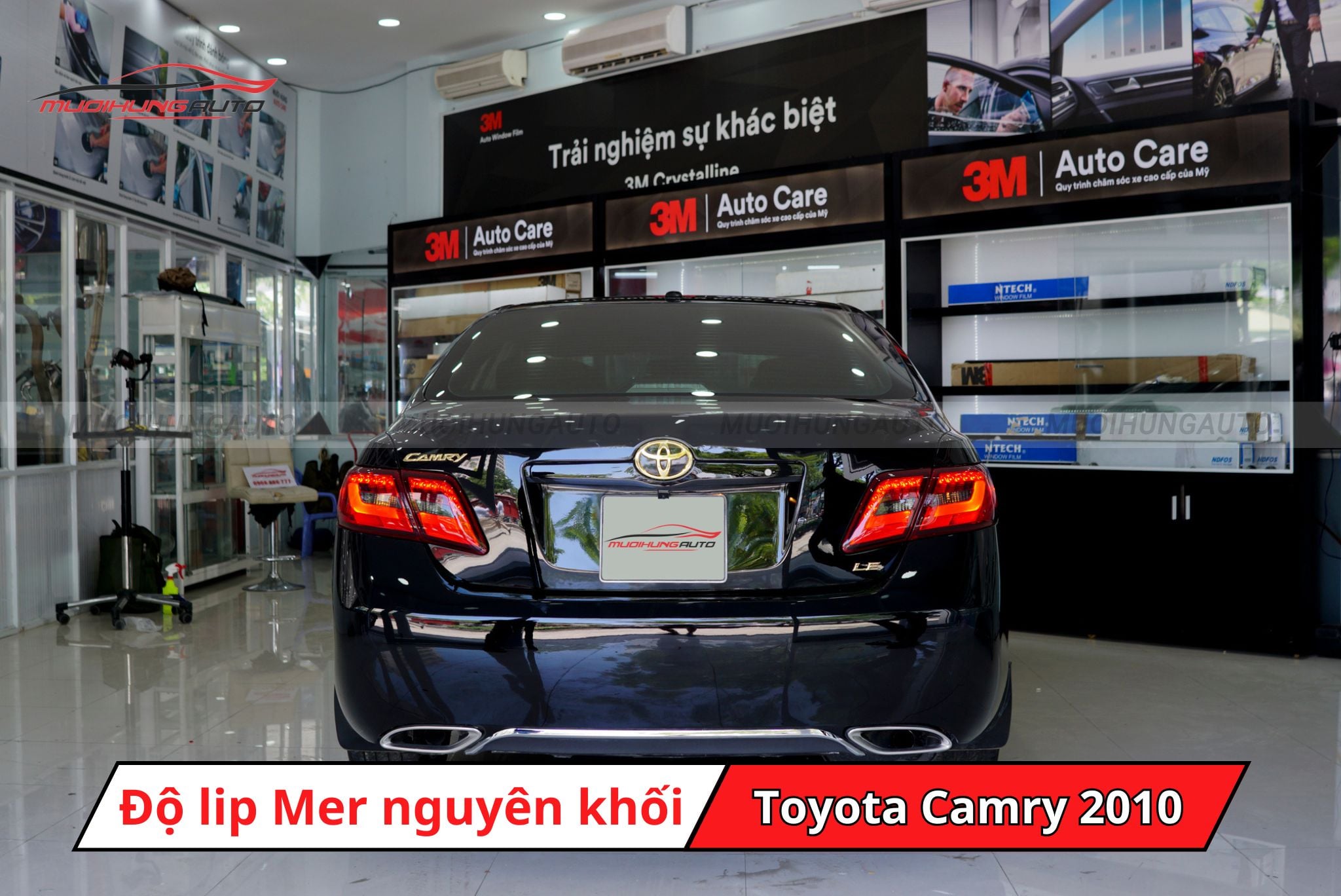 Độ lip pô Mercedes cho Toyota Camry 2010