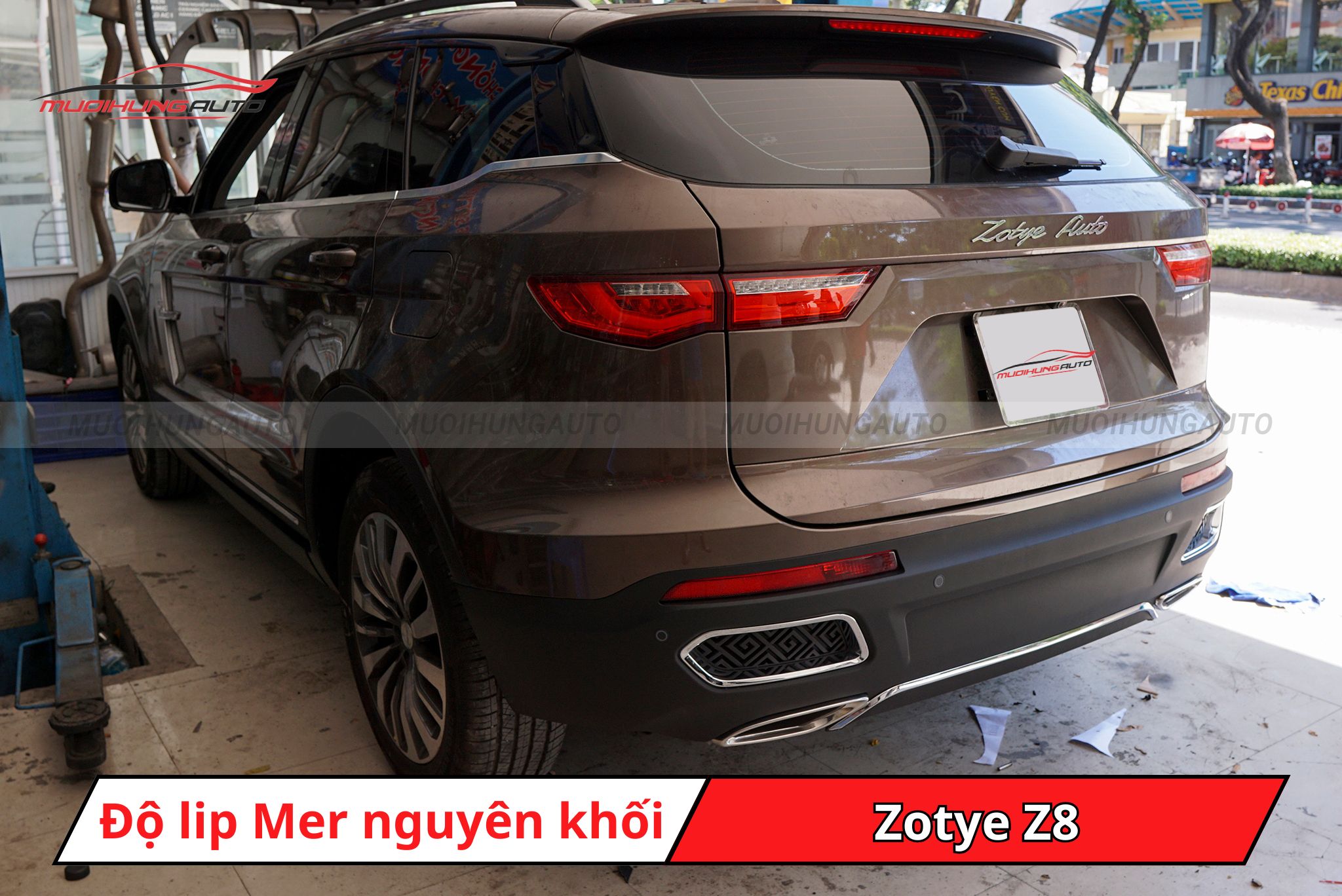 Độ lip pô Mercedes cho Zotye Z8