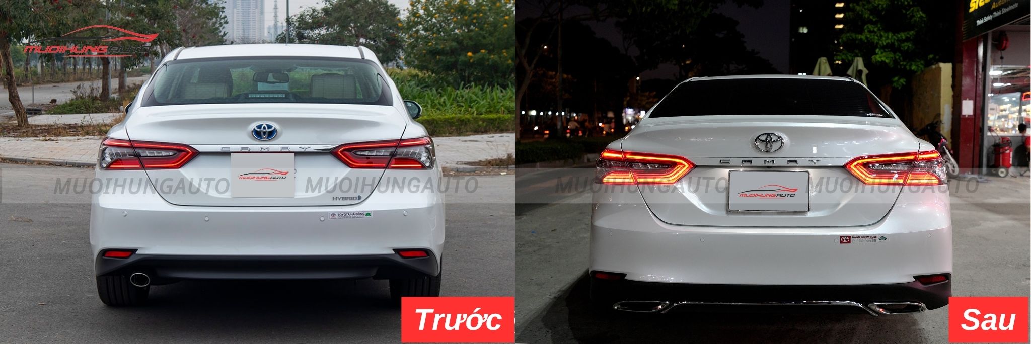 Độ lip pô Mercedes nguyên khối cho Toyota Camry 2022