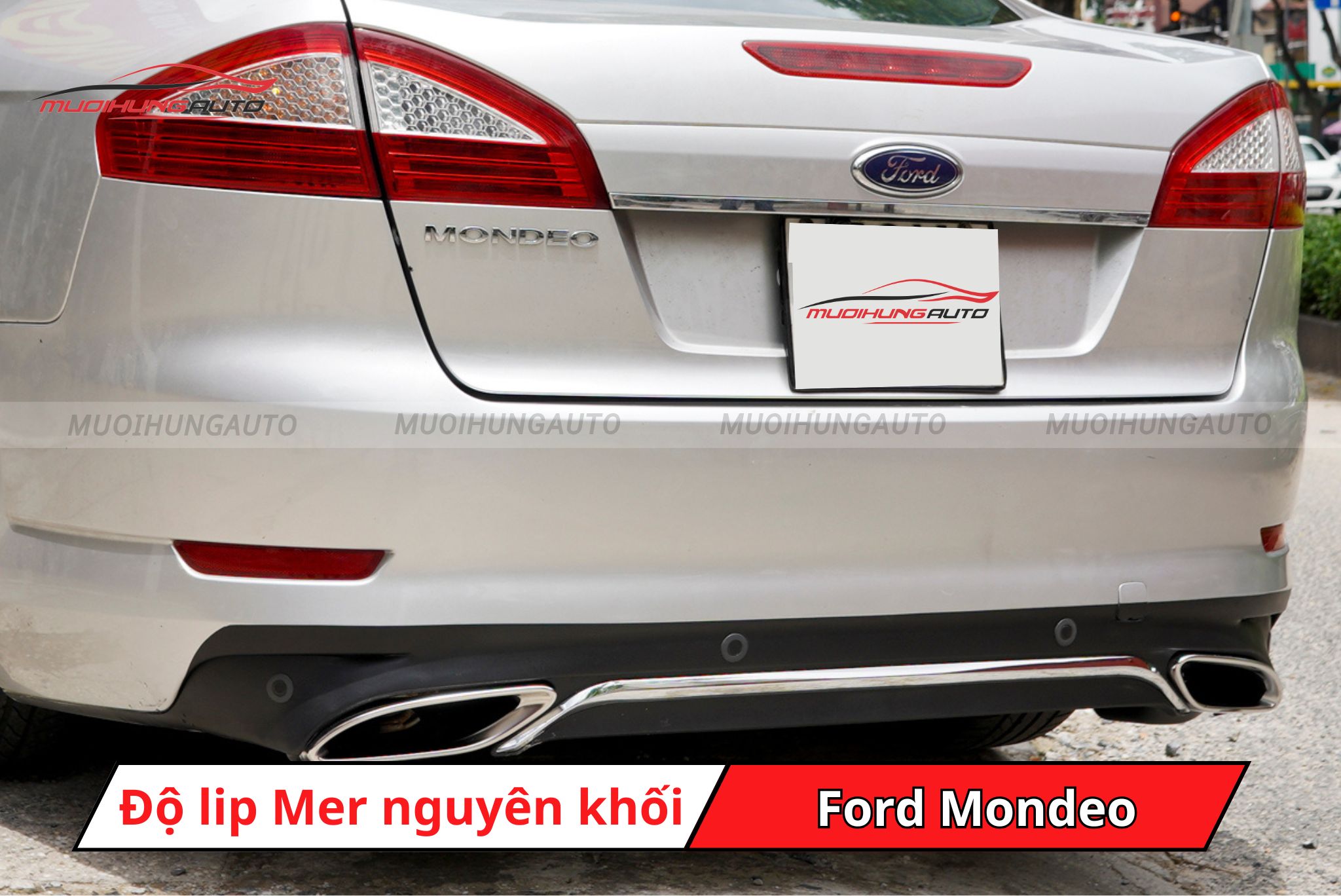 Độ lip pô thể thao Mercedes cho xe Ford Mondeo