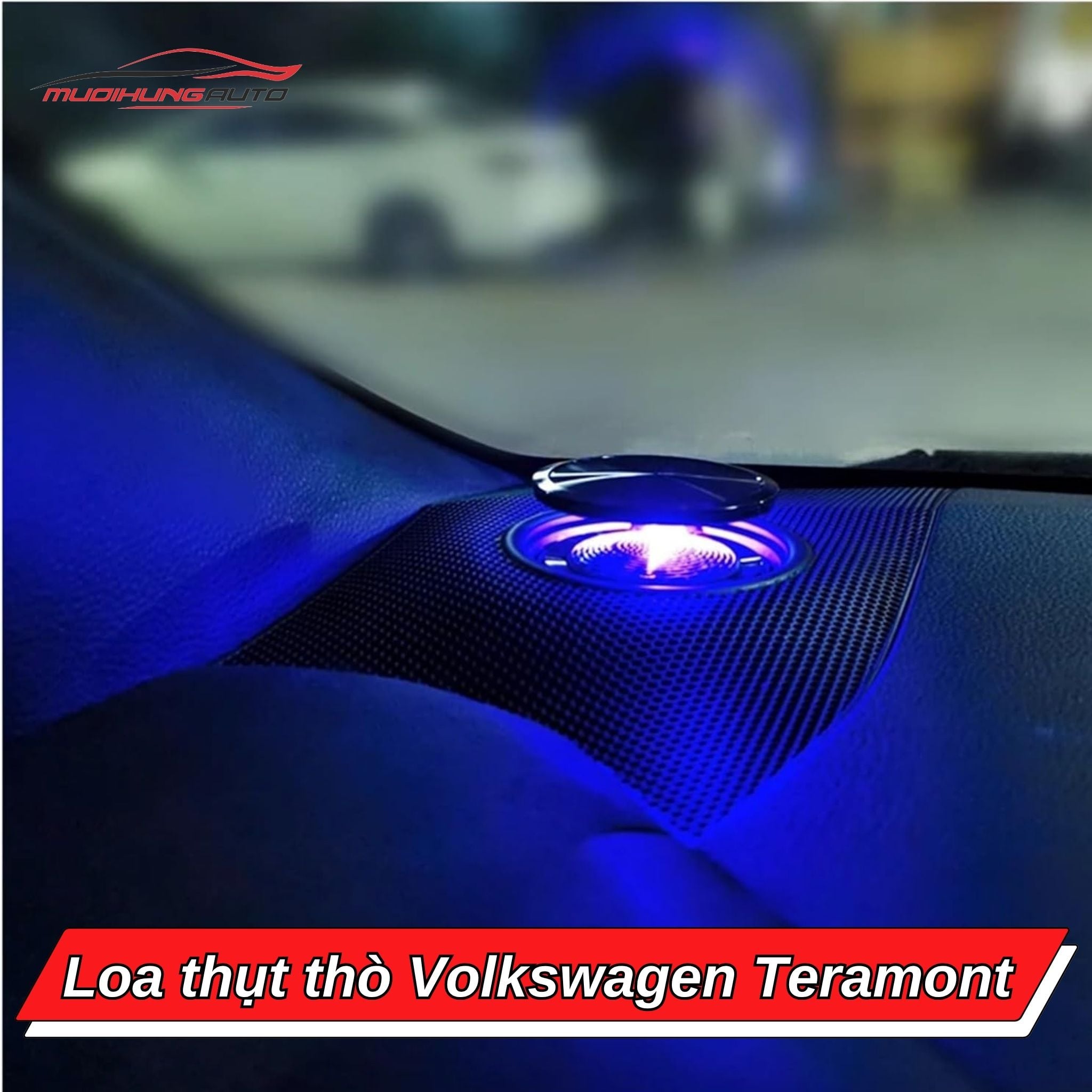 Độ loa thụt thò Volkswagen Teramont