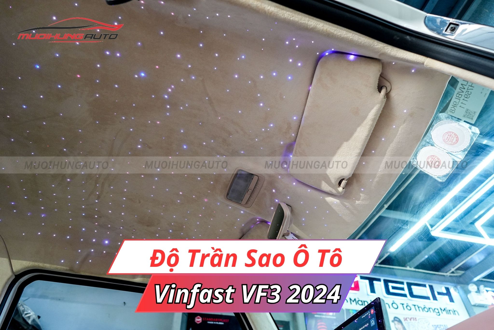 Độ trần sao cho Vinfast VF3 2024