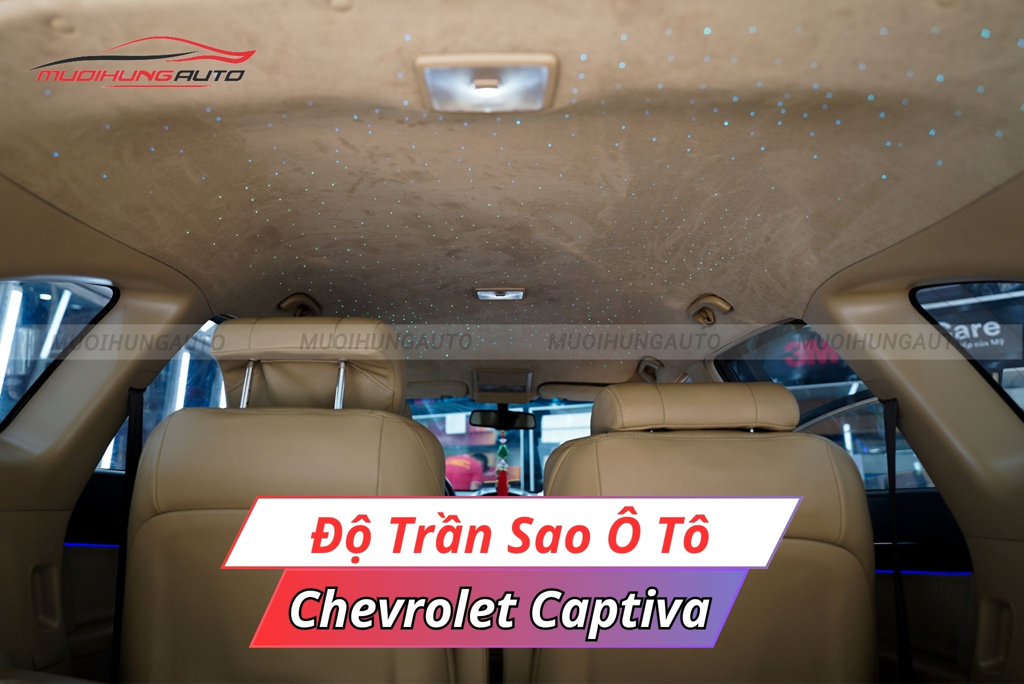 Độ trần sao ô tô Chevrolet Captiva