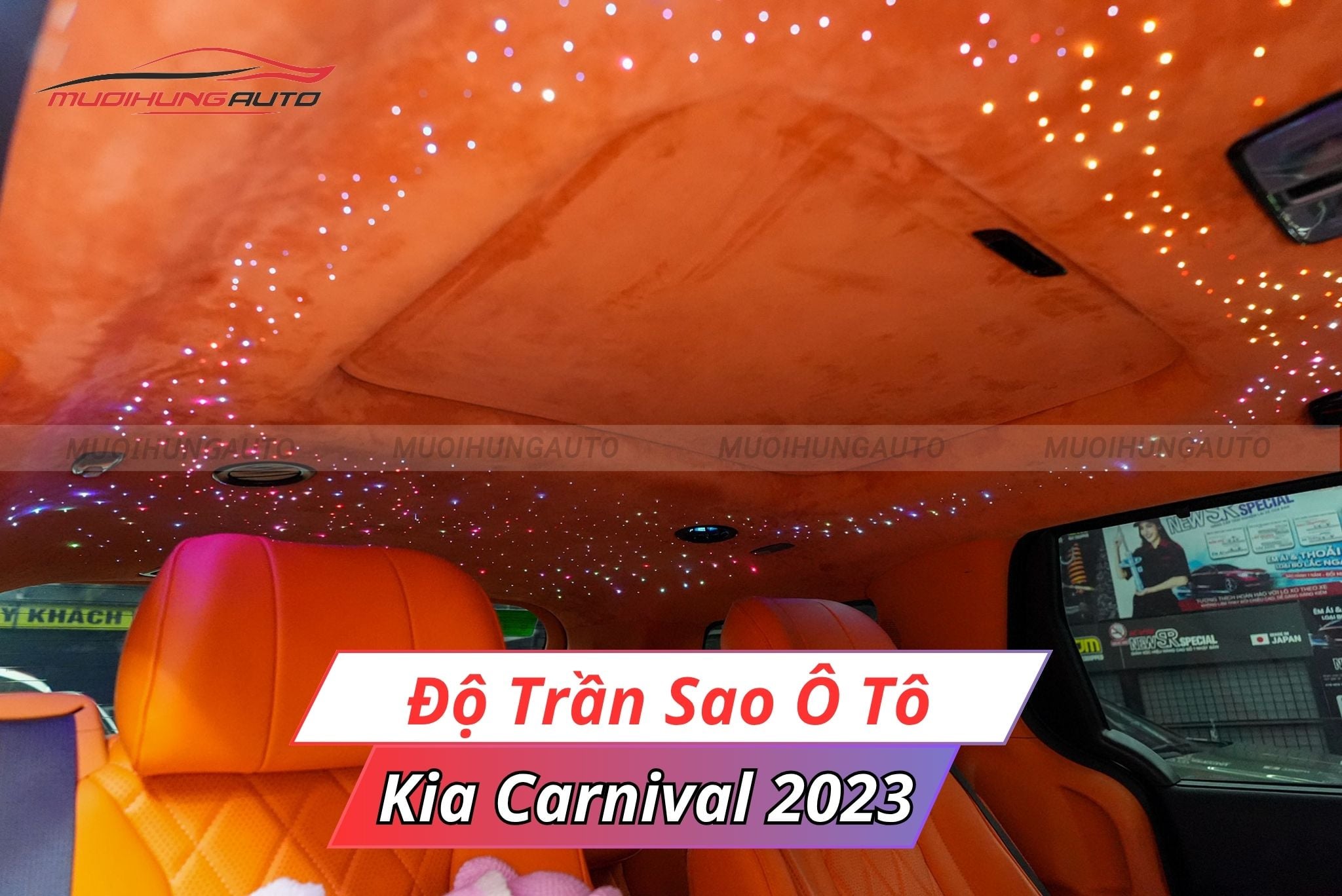 Độ trần sao ô tô Kia Carnival 2023