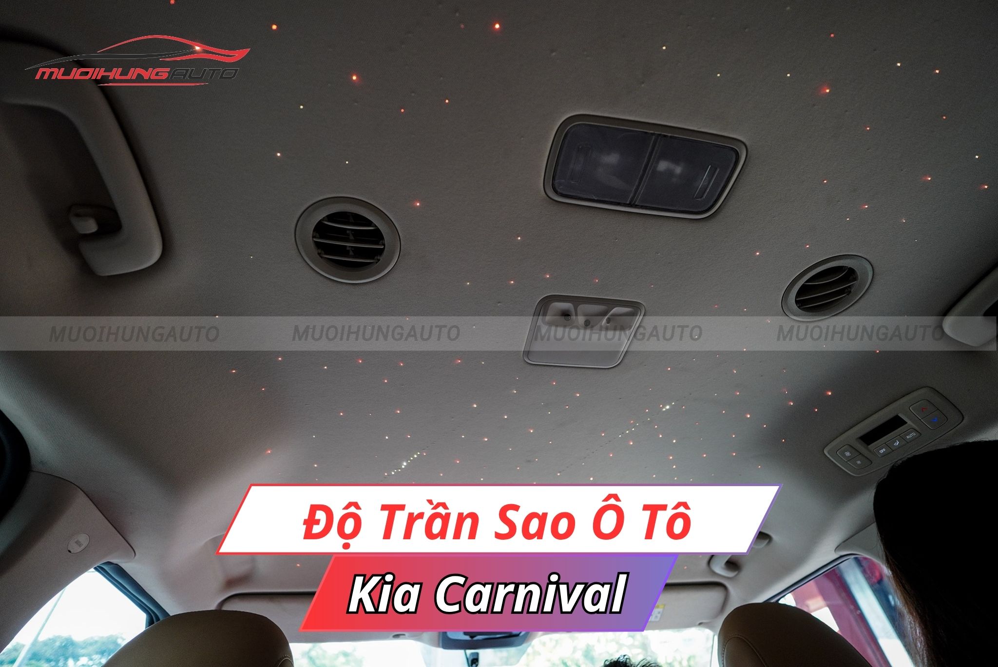 Độ trần sao ô tô Kia Carnival