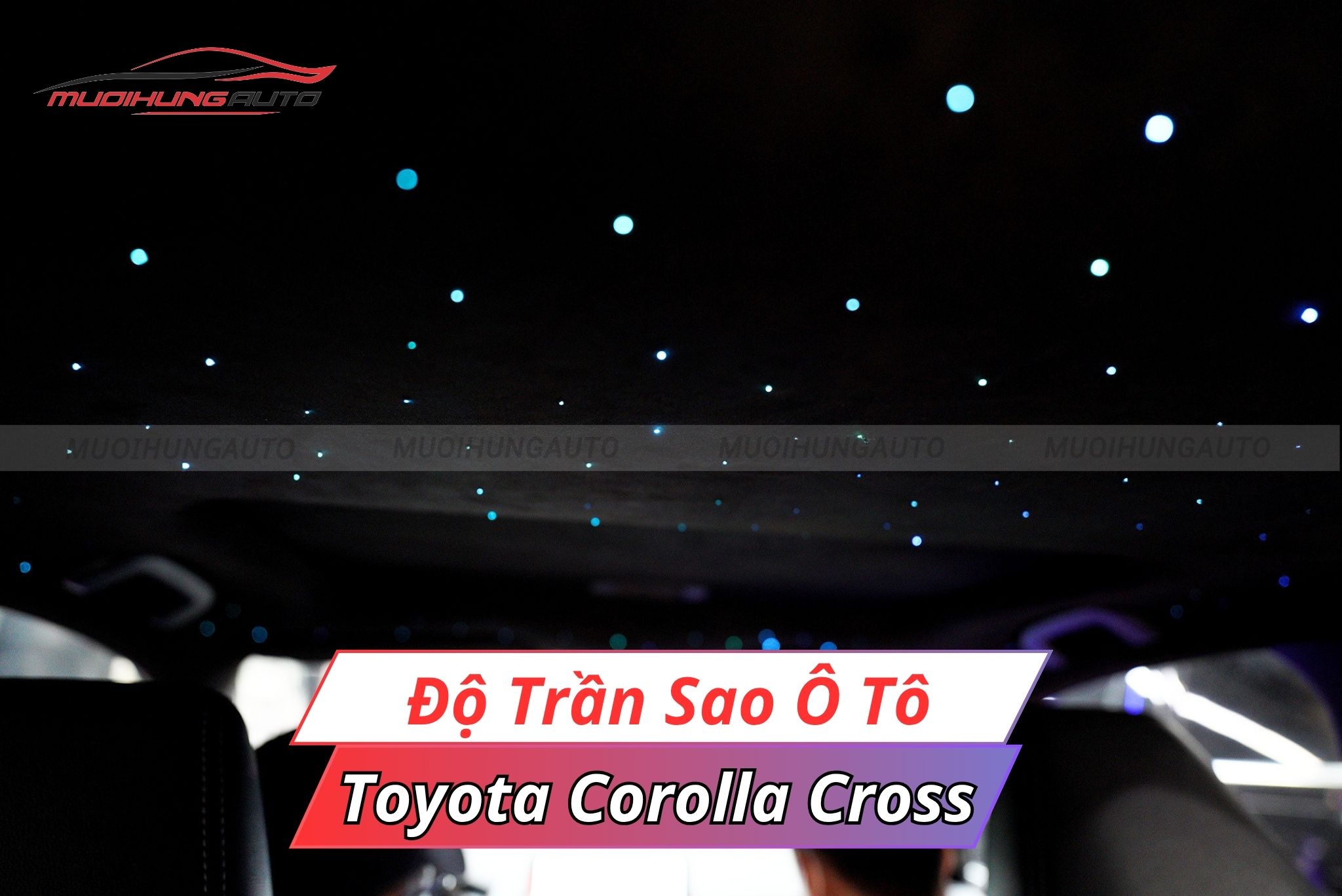 Độ trần sao ô tô Toyota Corolla Cross