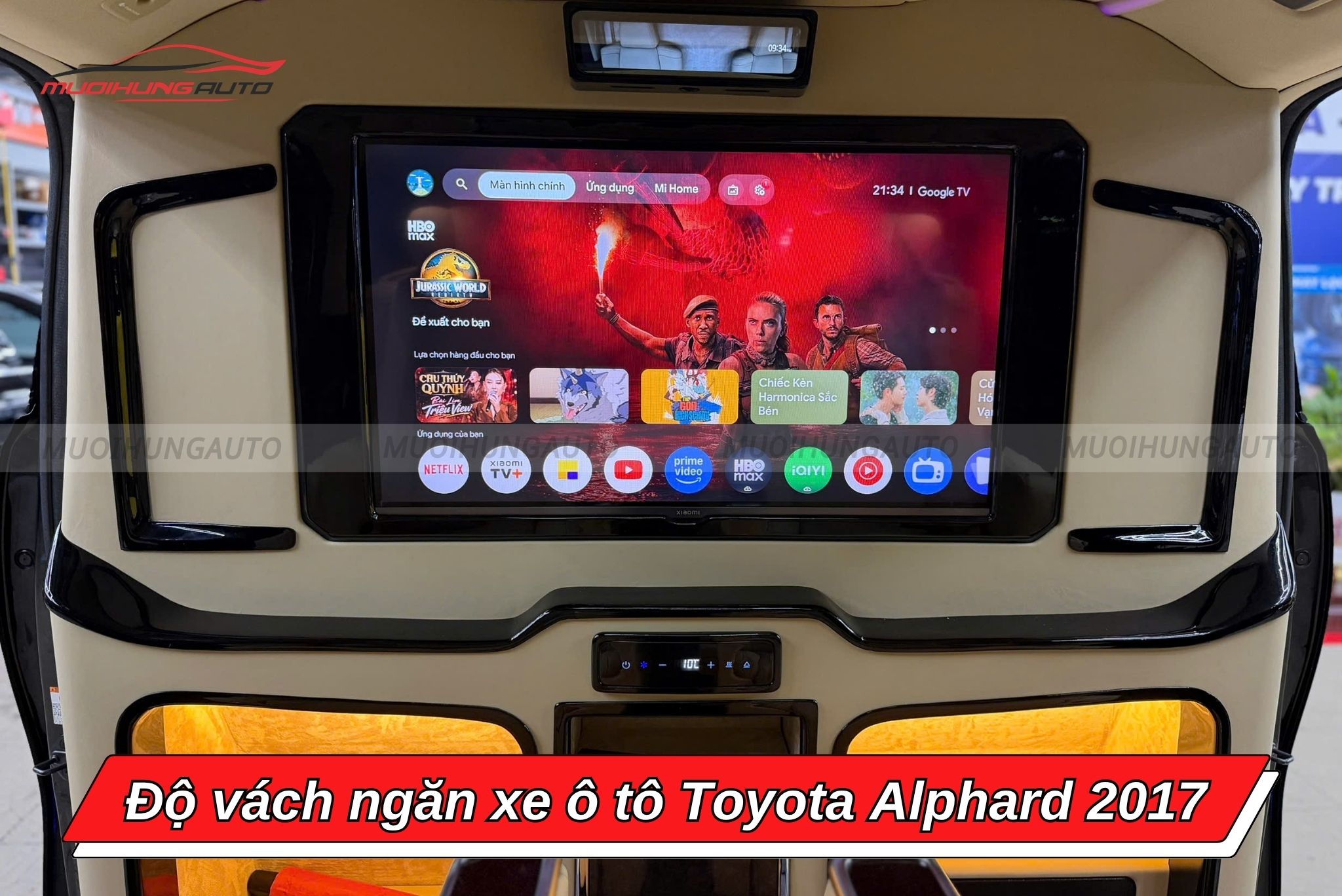 Độ vách ngăn Toyota Alphard 2017