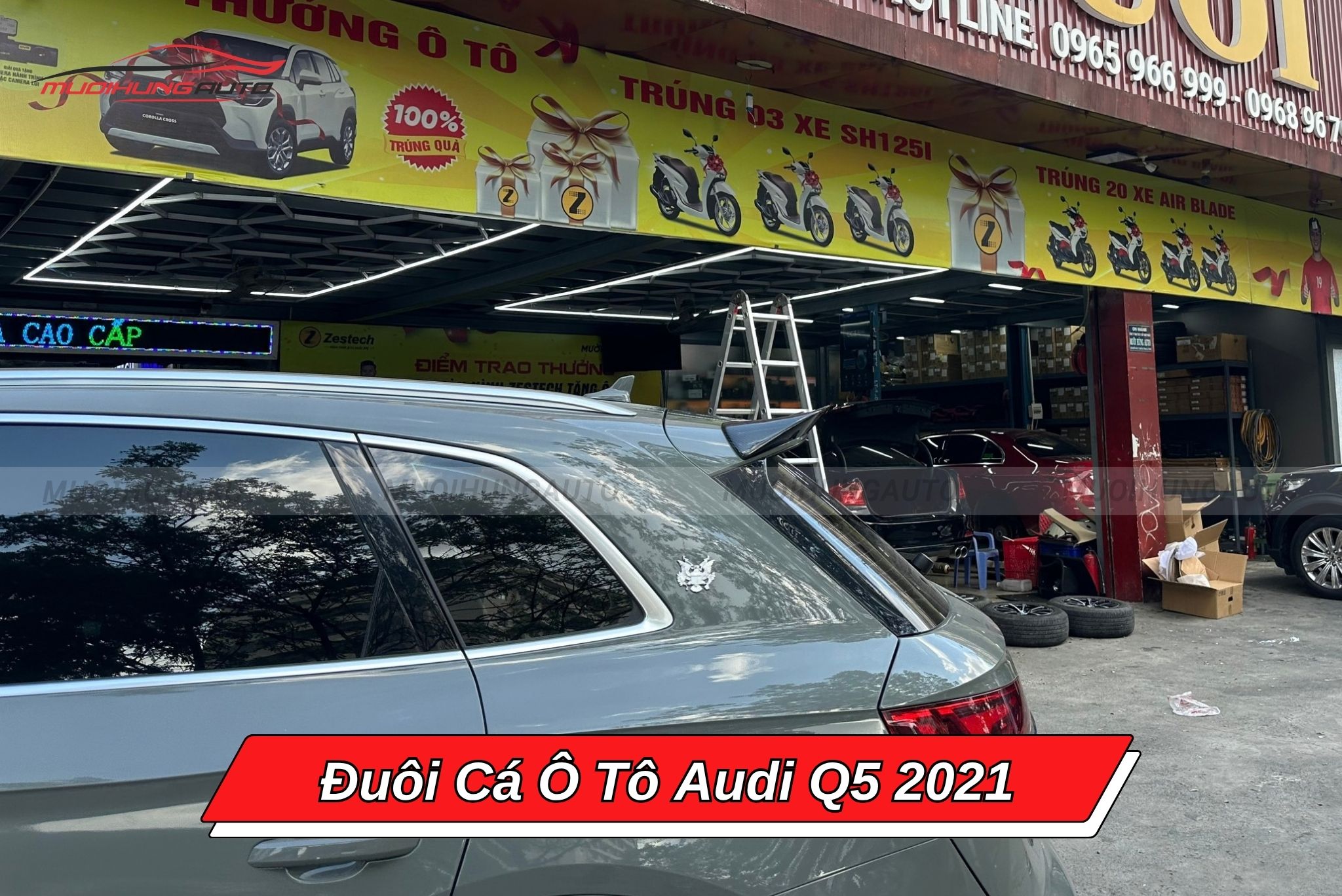 Đuôi cá Audi Q5 2021