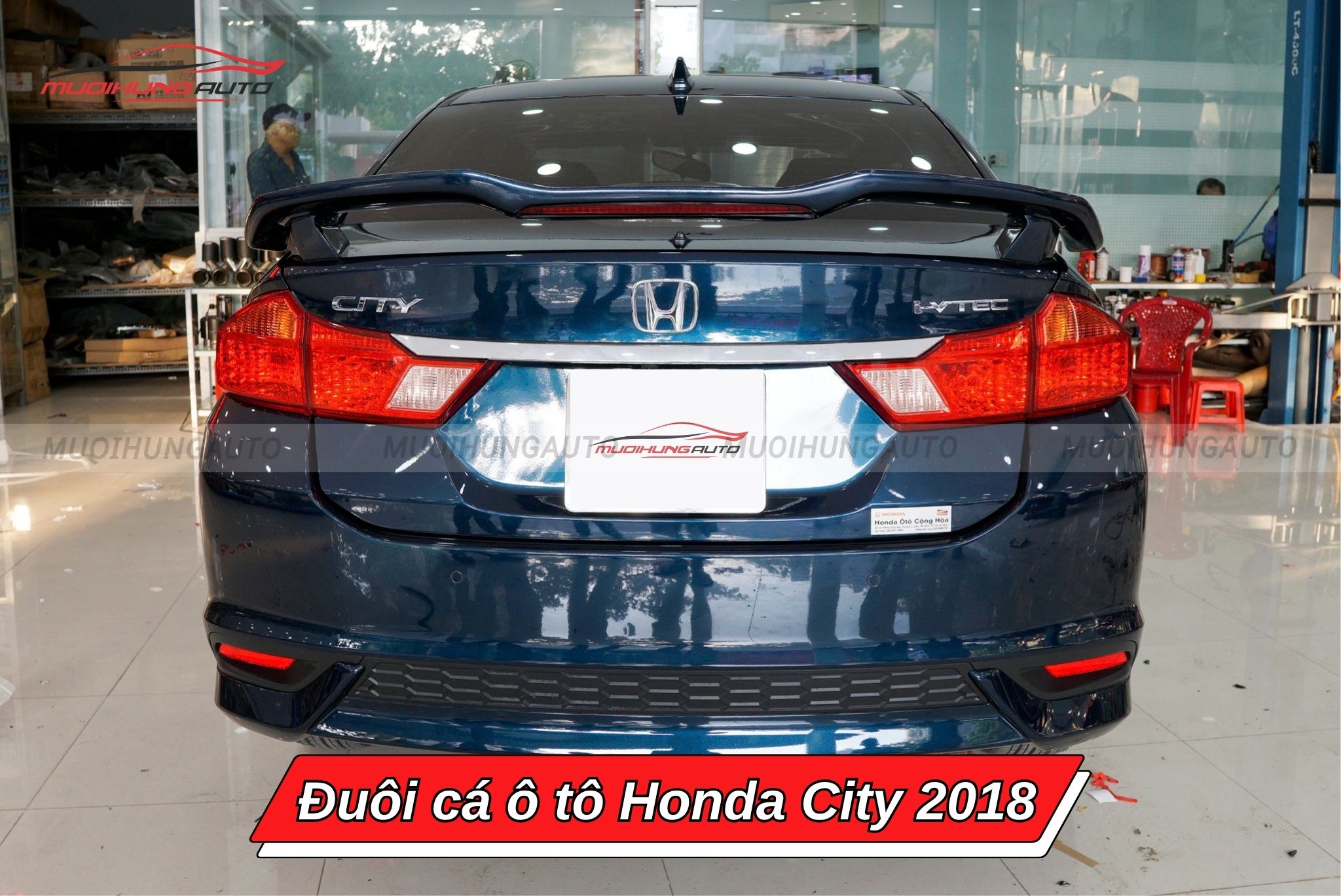 Đuôi cá cho xe Honda City 2018