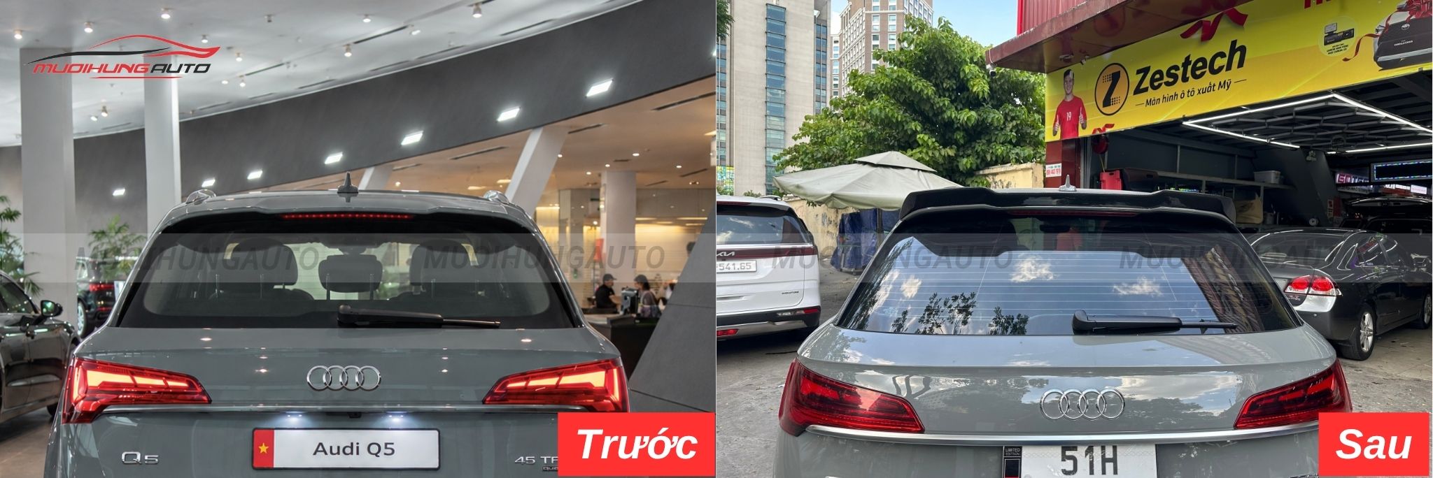 Đuôi cá ô tô Audi Q5 2021