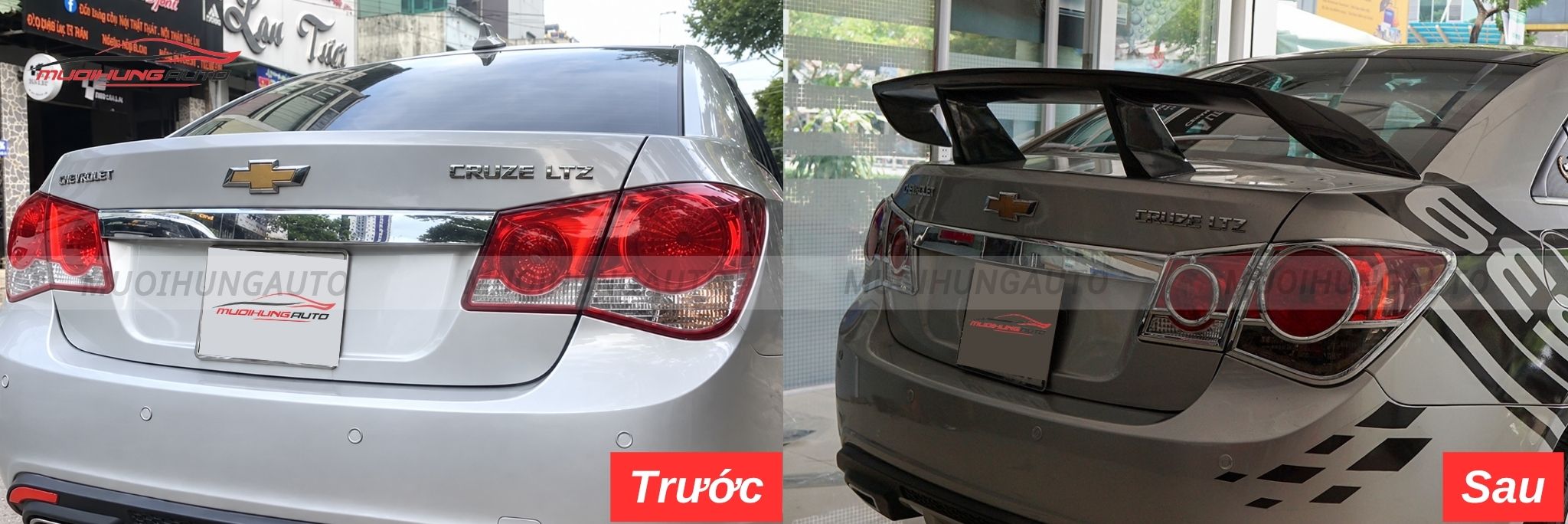 Đuôi cá ô tô Chevrolet Cruze
