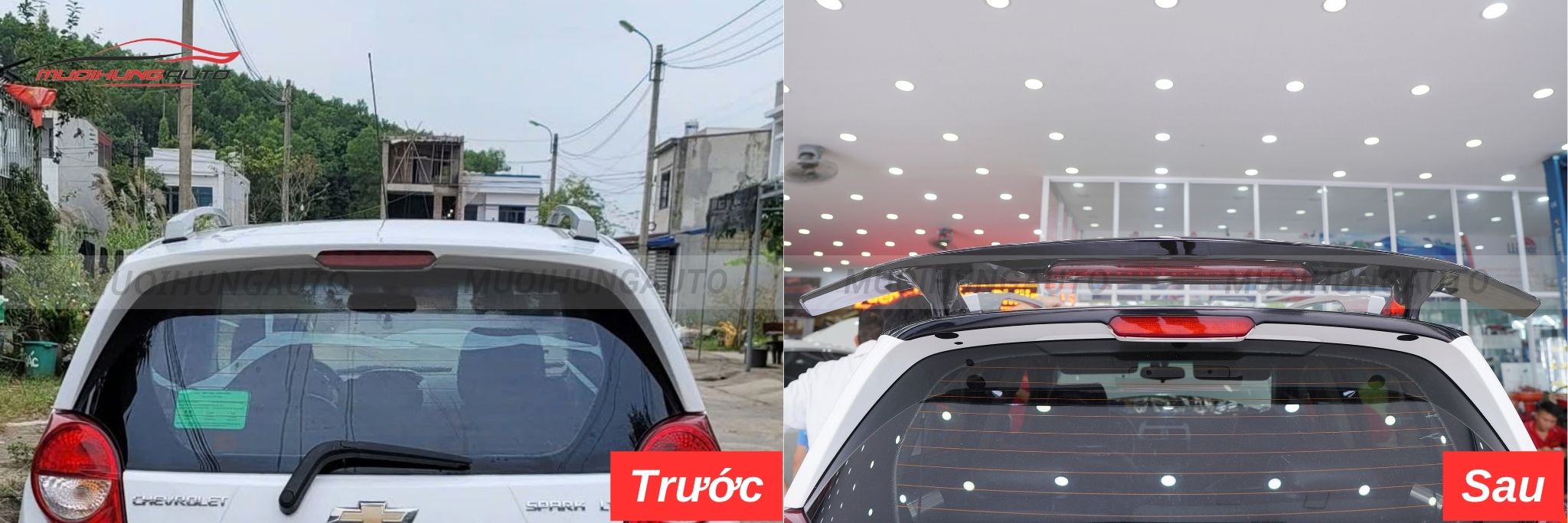 Đuôi cá ô tô Chevrolet Spark