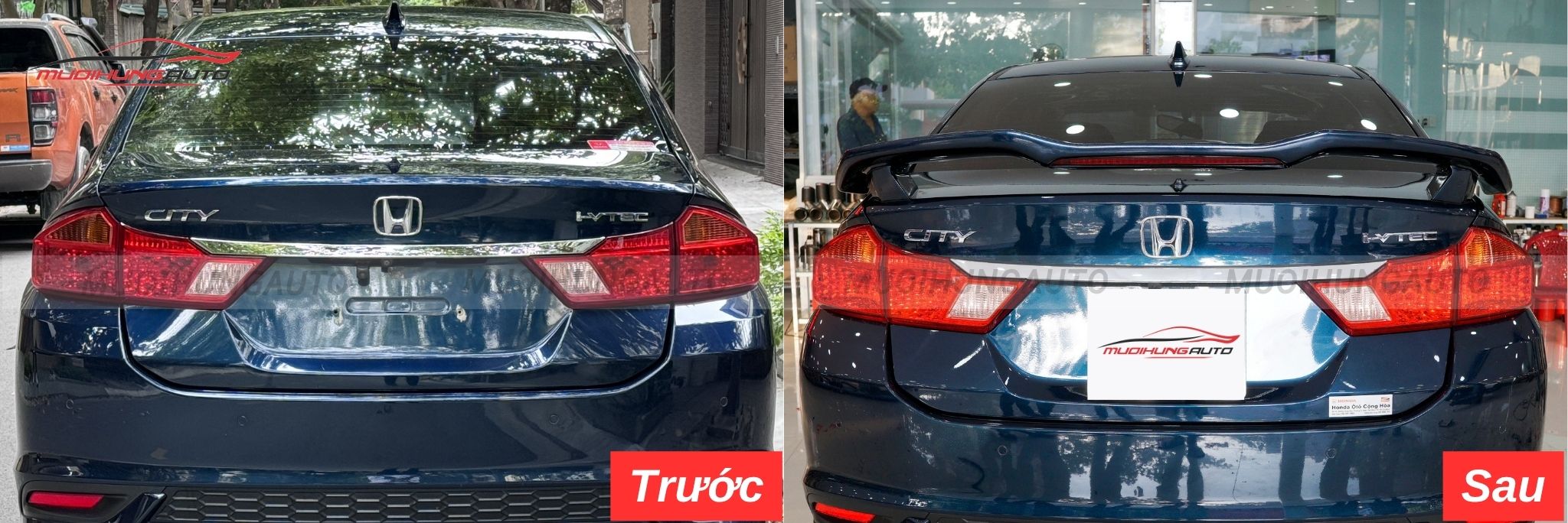 Đuôi cá ô tô Honda City 2018