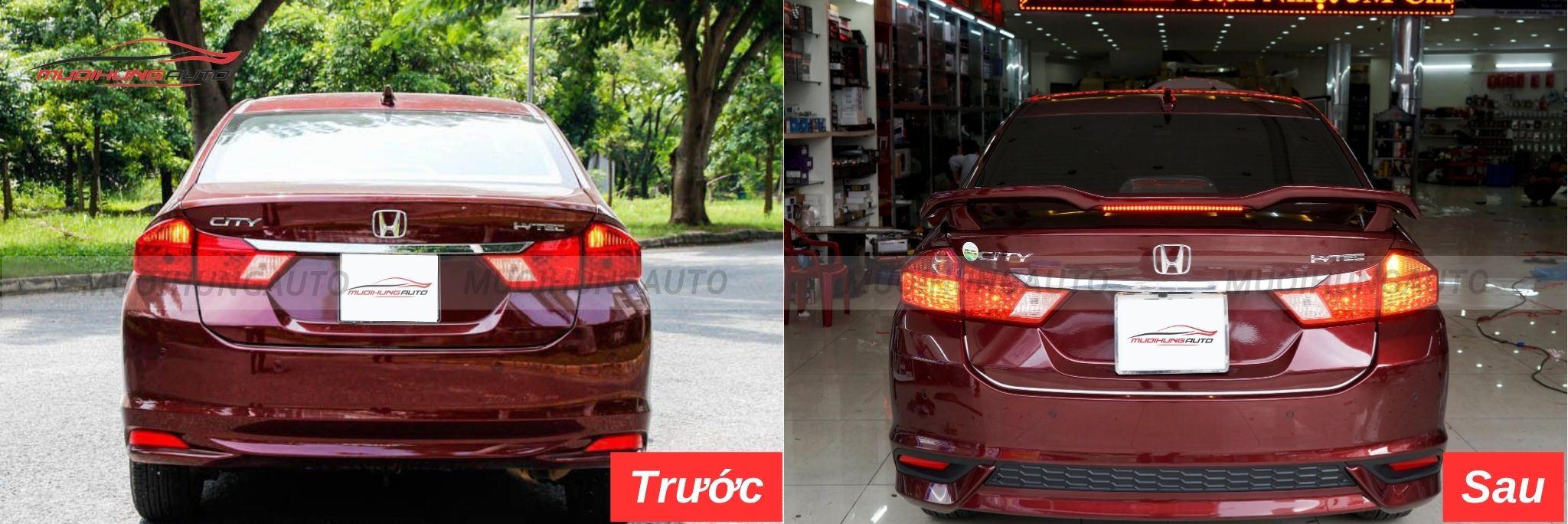 Đuôi cá ô tô Honda City