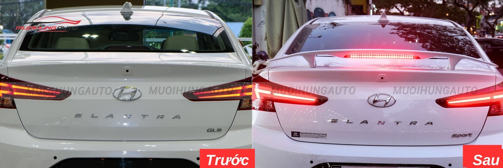 Đuôi cá ô tô Hyundai Elantra 2019