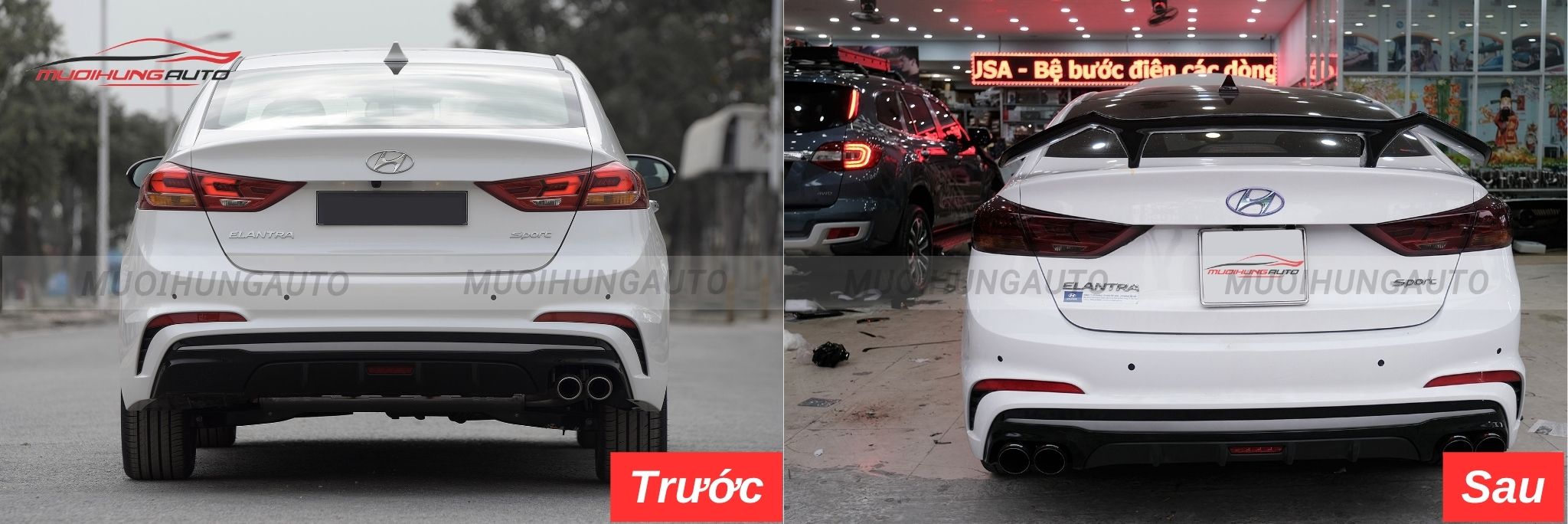 Đuôi cá ô tô Hyundai Elantra