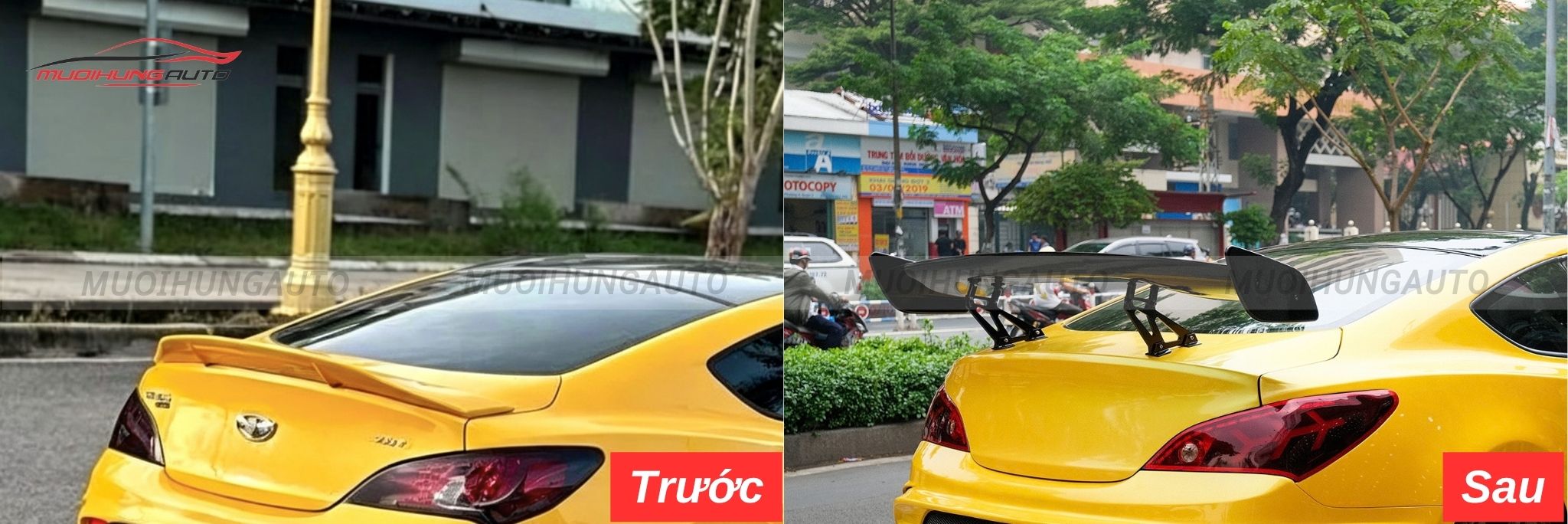Đuôi cá ô tô Hyundai Genesis