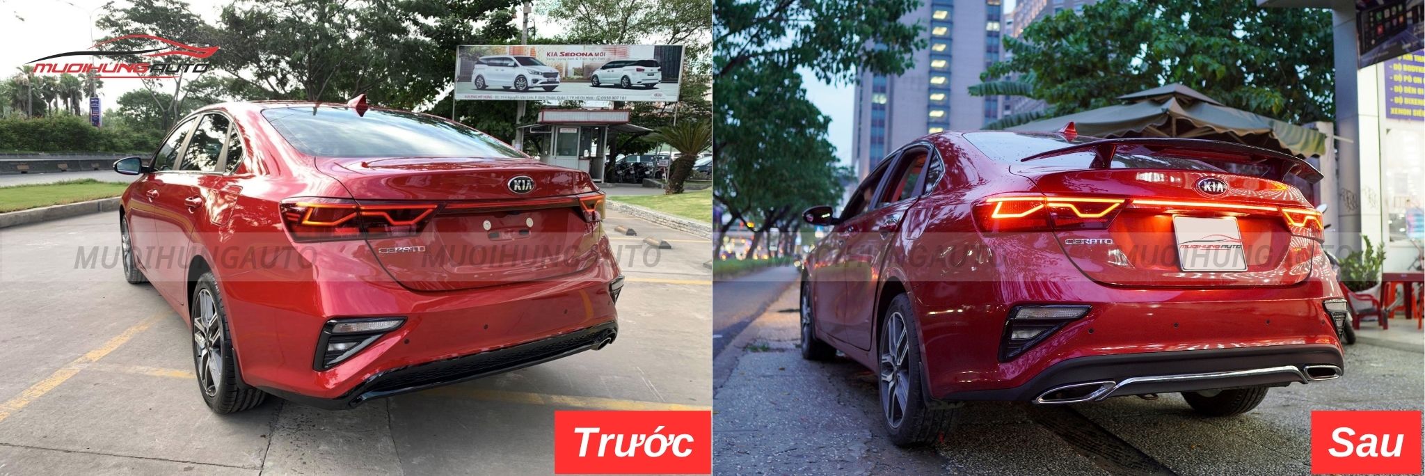 Đuôi cá ô tô Kia Cerato 2019