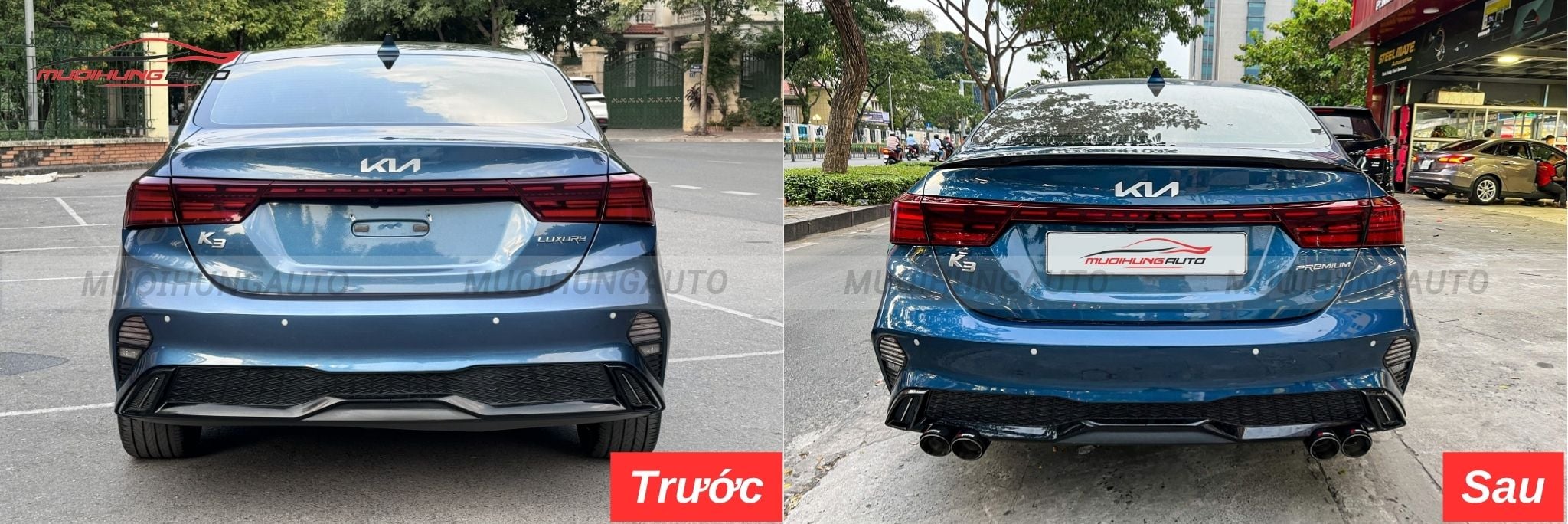 Đuôi cá ô tô Kia K3 2022
