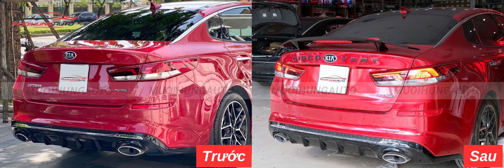 Đuôi cá ô tô Kia K5 2019