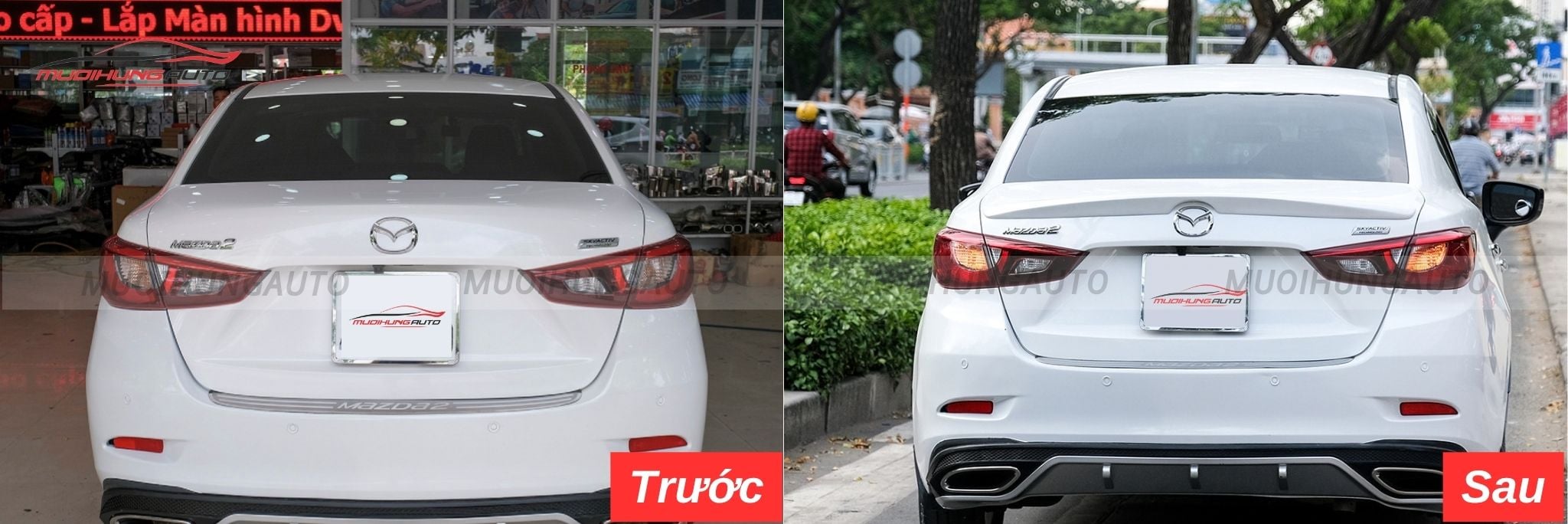 Đuôi cá ô tô Mazda 2