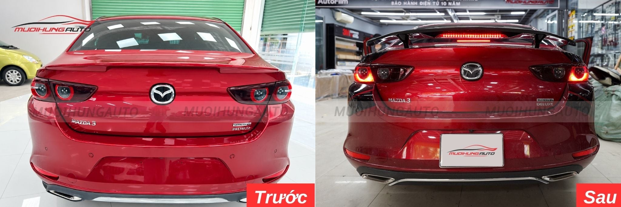 Đuôi cá ô tô Mazda 3 2021