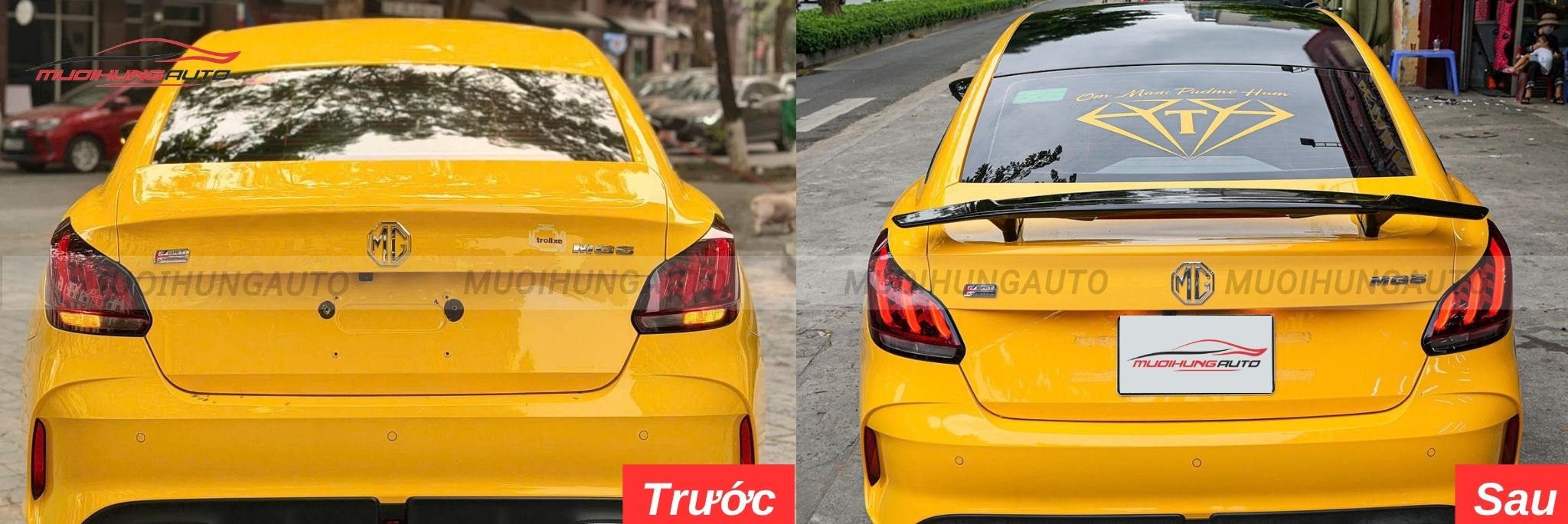 Đuôi cá ô tô MG MG5 2023