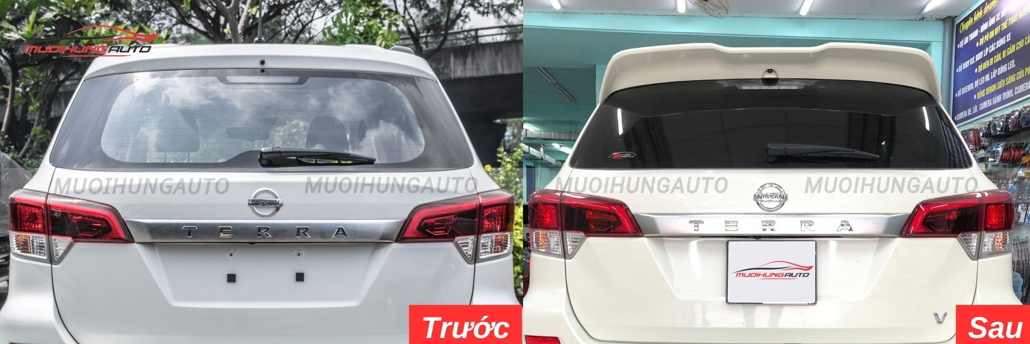 Đuôi cá ô tô Nissan Terra