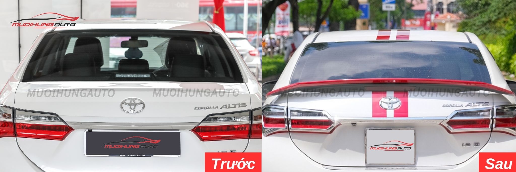Đuôi cá ô tô Toyota Altis