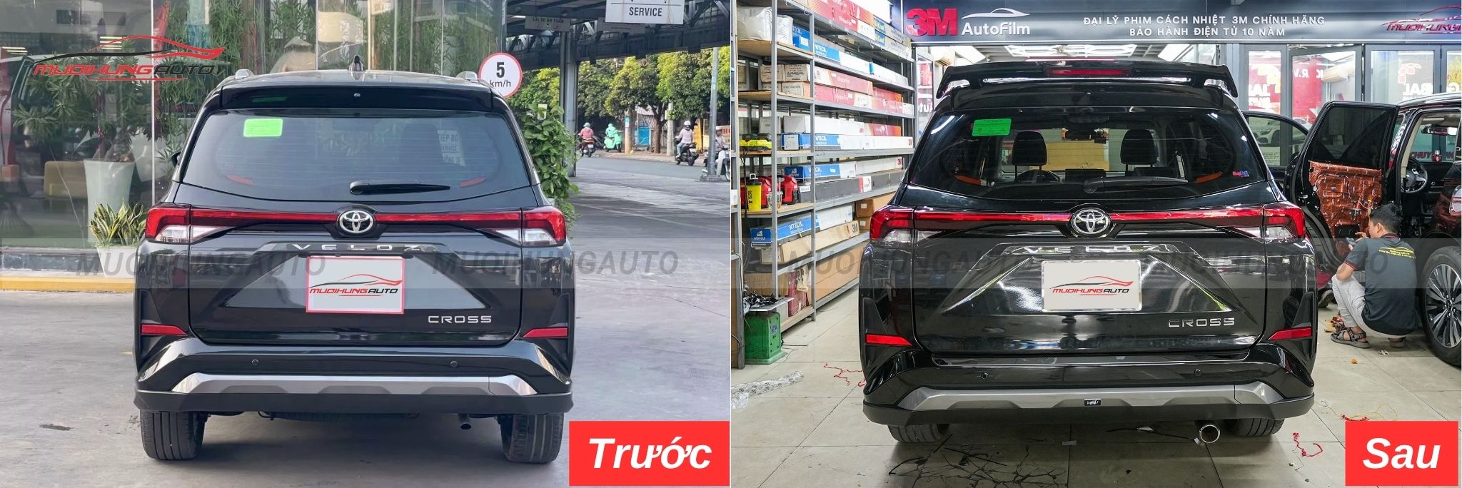Đuôi cá ô tô Toyota Veloz Cross 2023