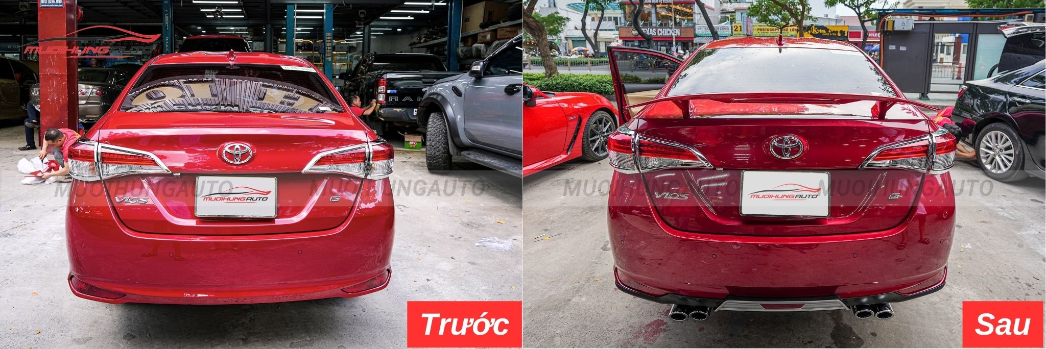 Đuôi cá ô tô Toyota Vios