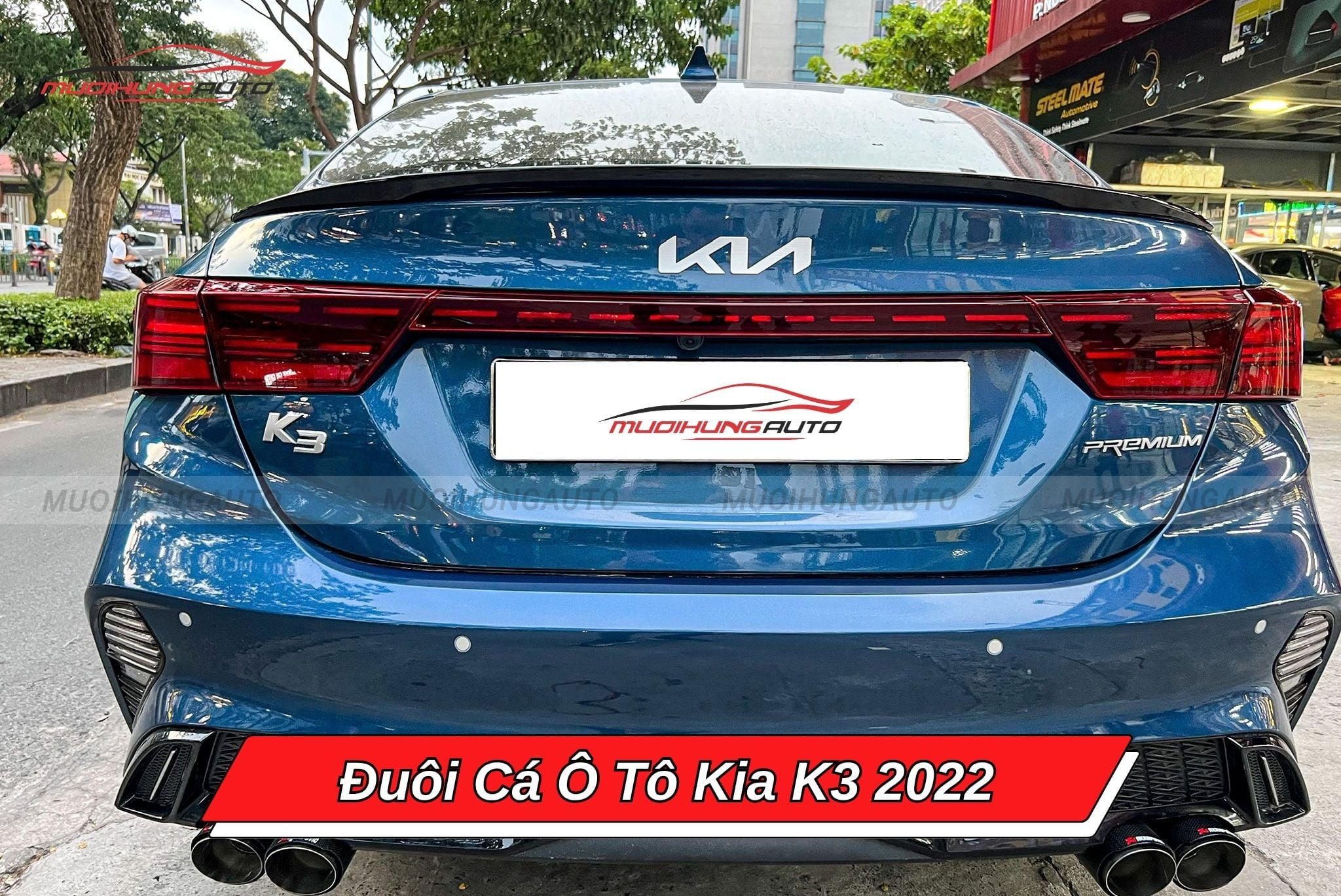 Đuôi cá xe hơi Kia K3 2022