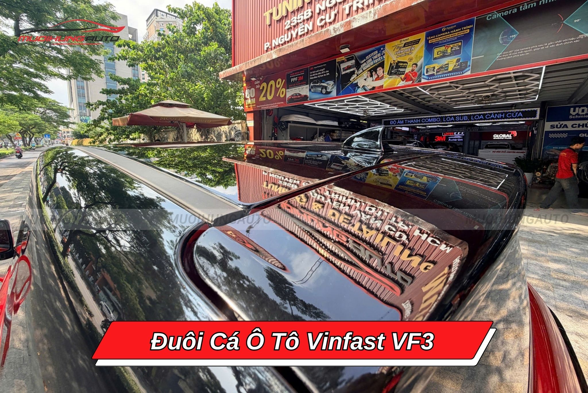 Đuôi cá xe hơi Vinfast VF3