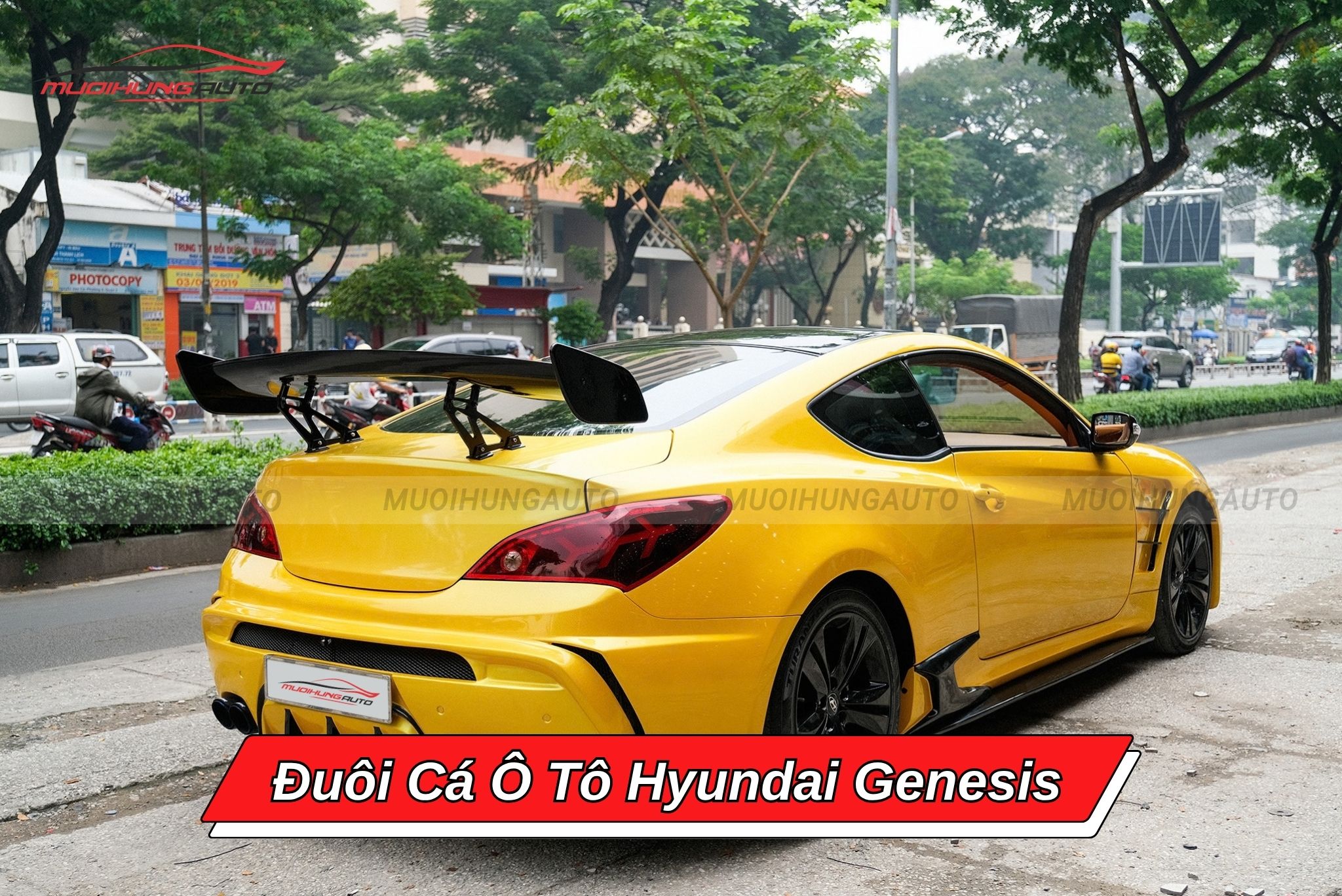 Đuôi cá xe ô tô Hyundai Genesis
