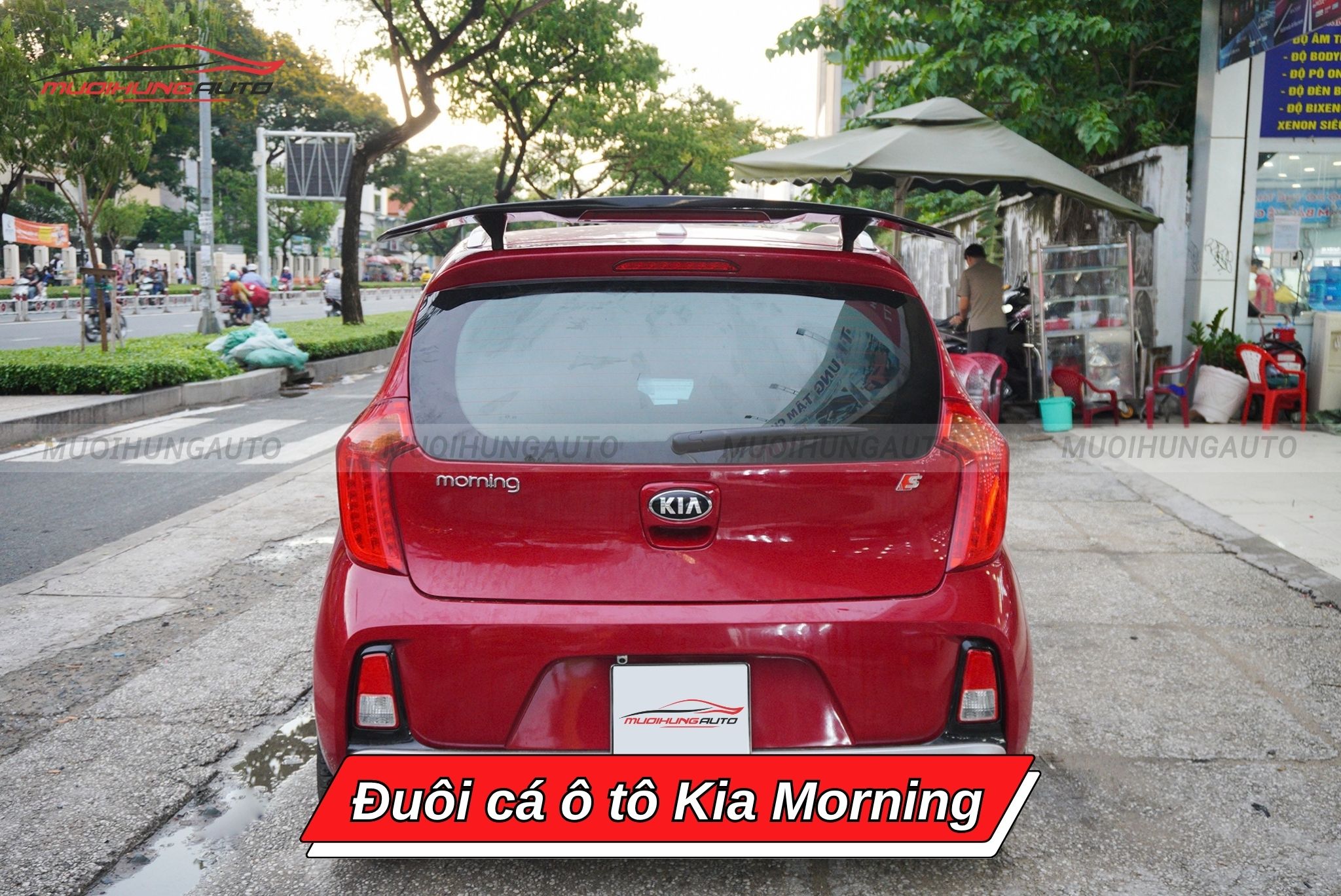 Đuôi cá xe ô tô Kia Morning