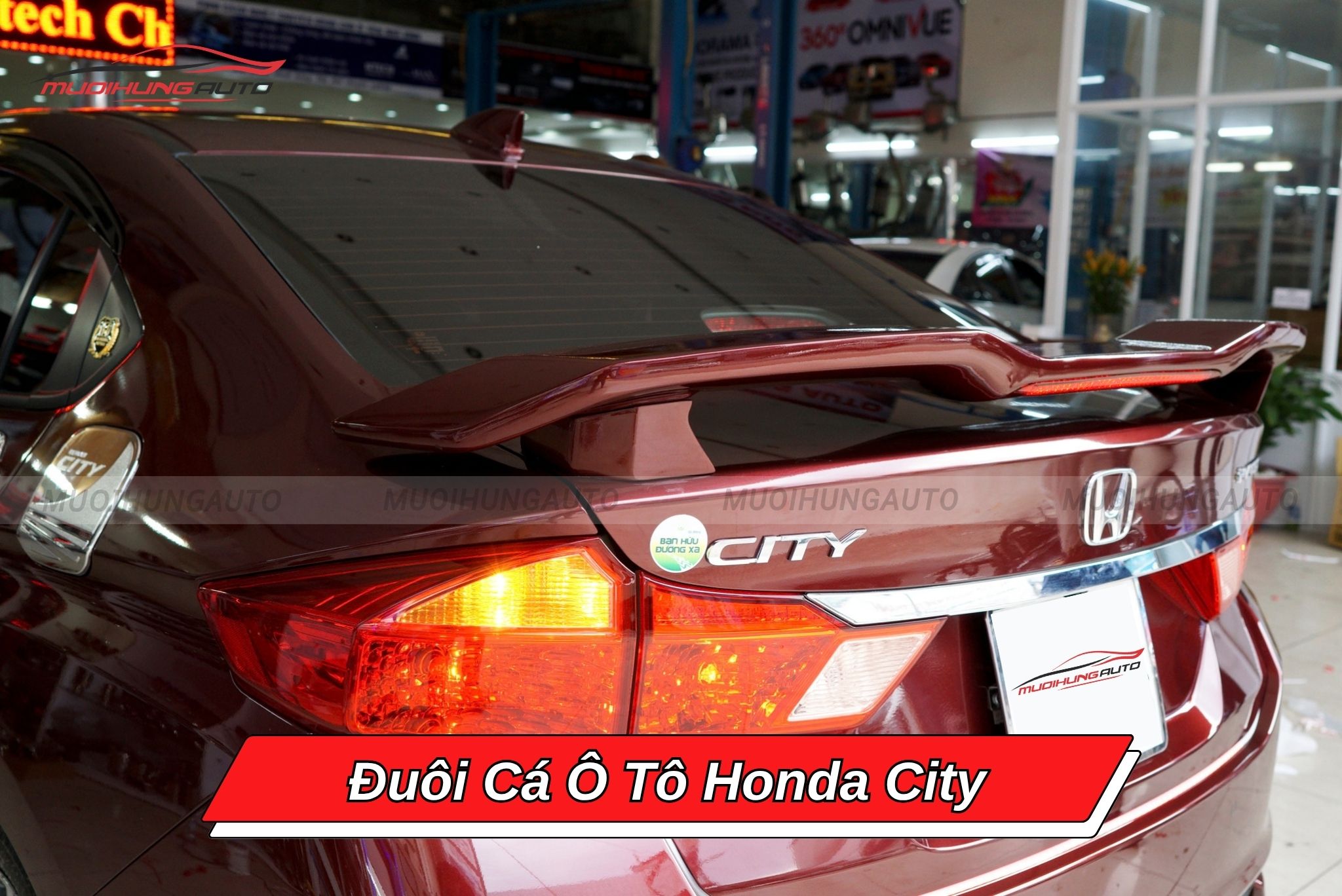 Đuôi gió ô tô Honda City