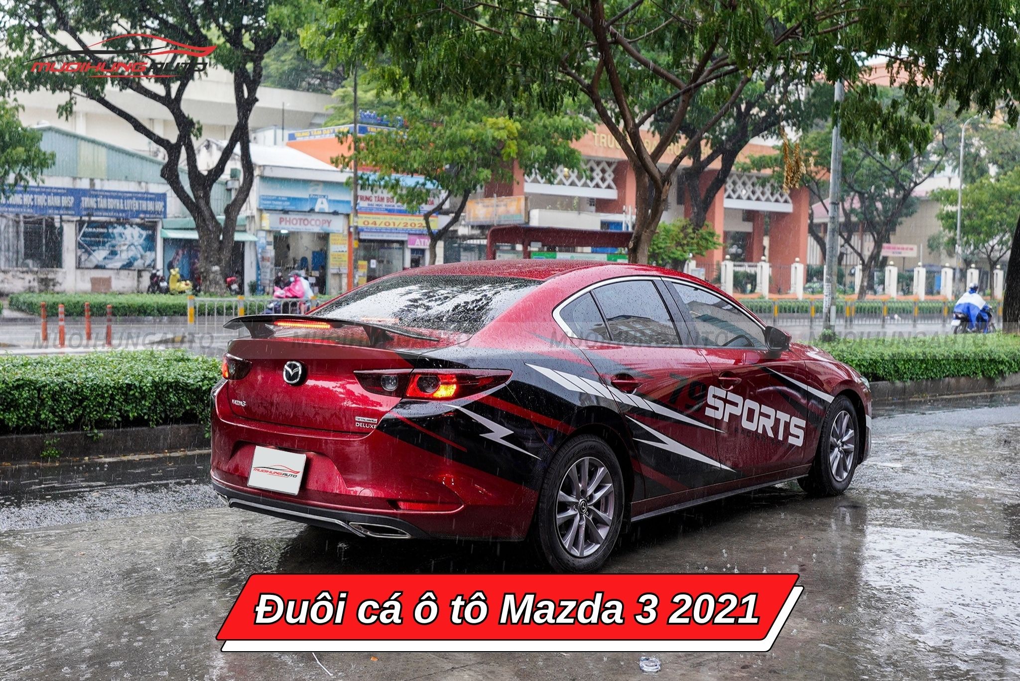 Đuôi gió ô tô Mazda 3 2021