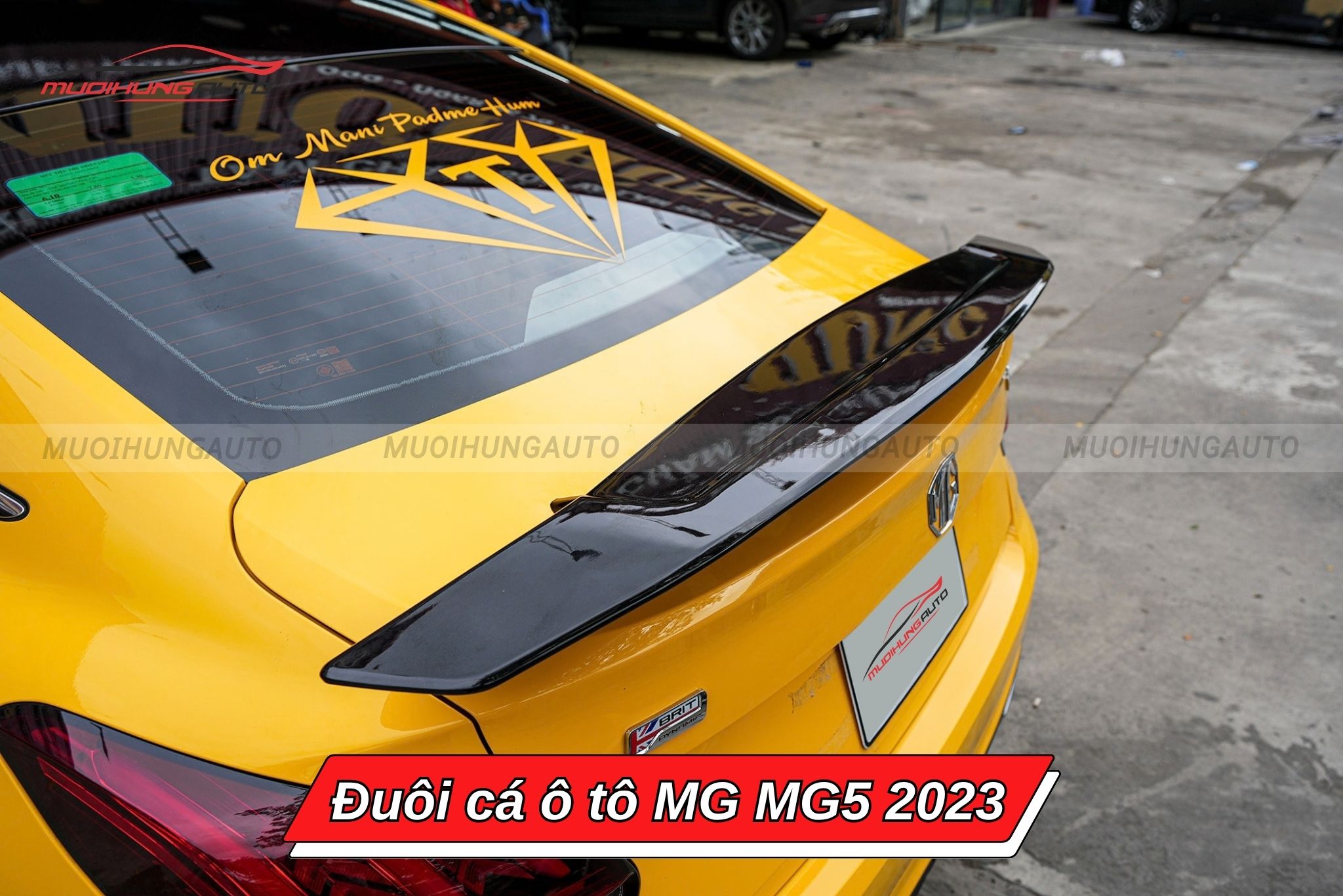 Đuôi gió ô tô MG MG5 2023