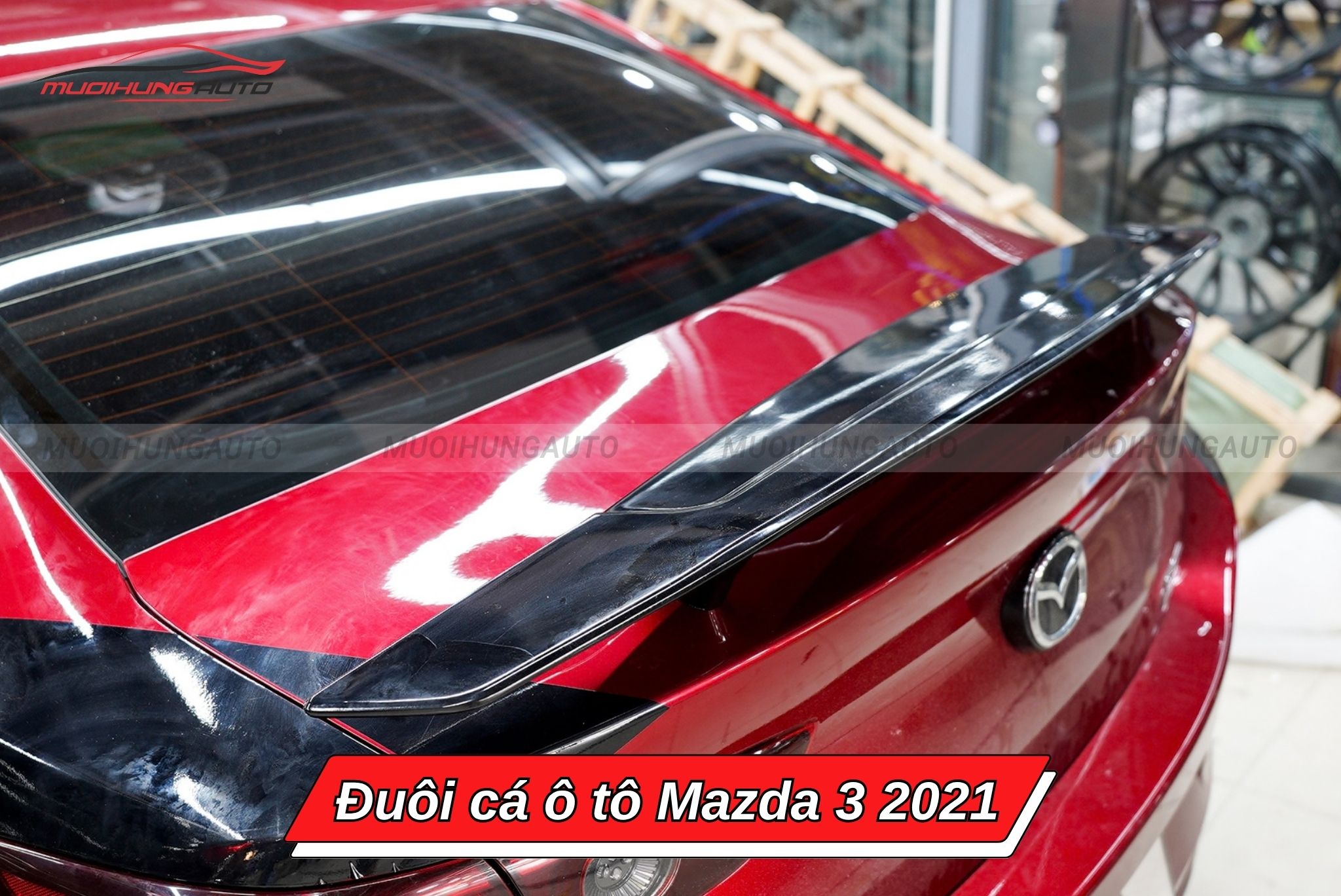 Đuôi gió xe ô tô Mazda 3 2021