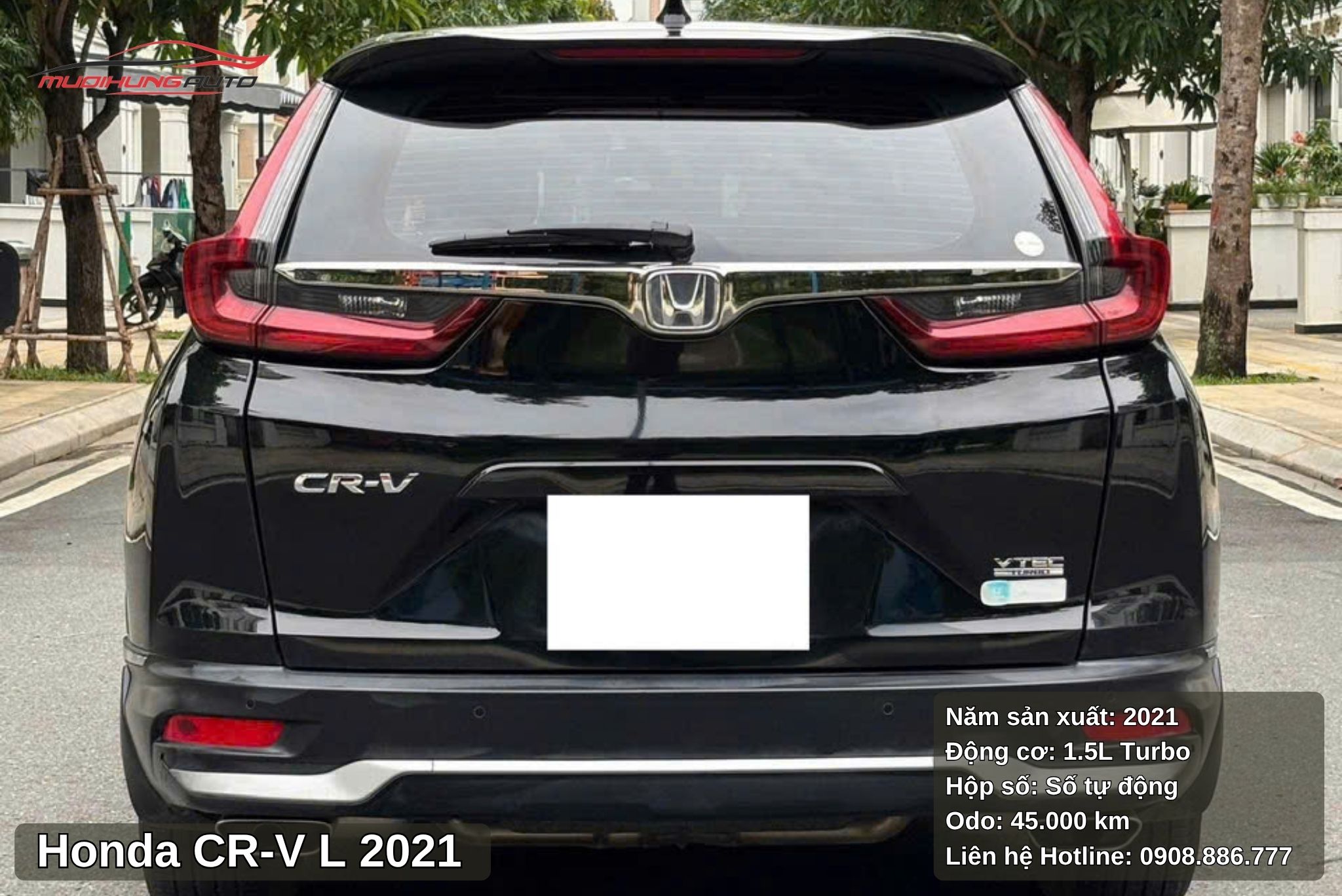 Đuôi xe Honda CR-V L 2021